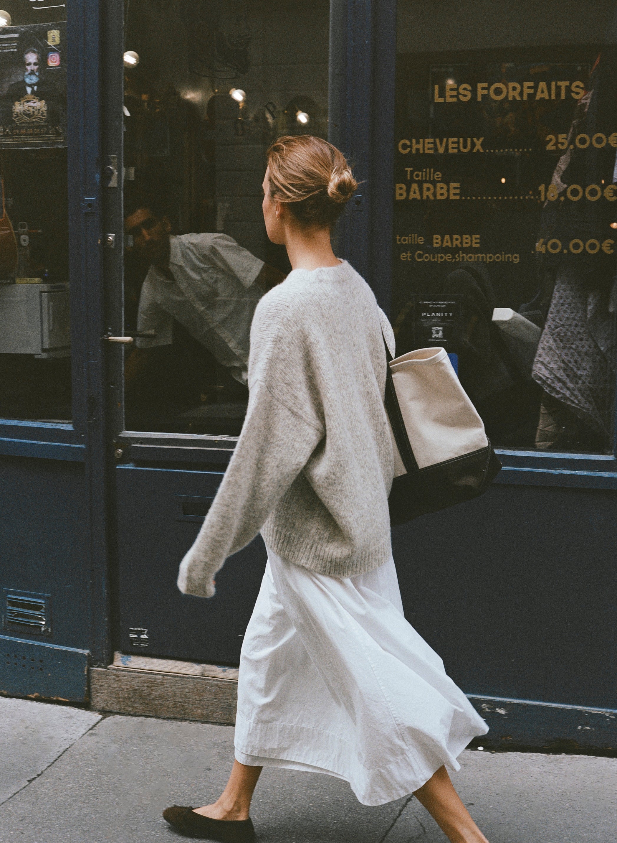 Chleo Crew, Alpaca Cotton, Fog