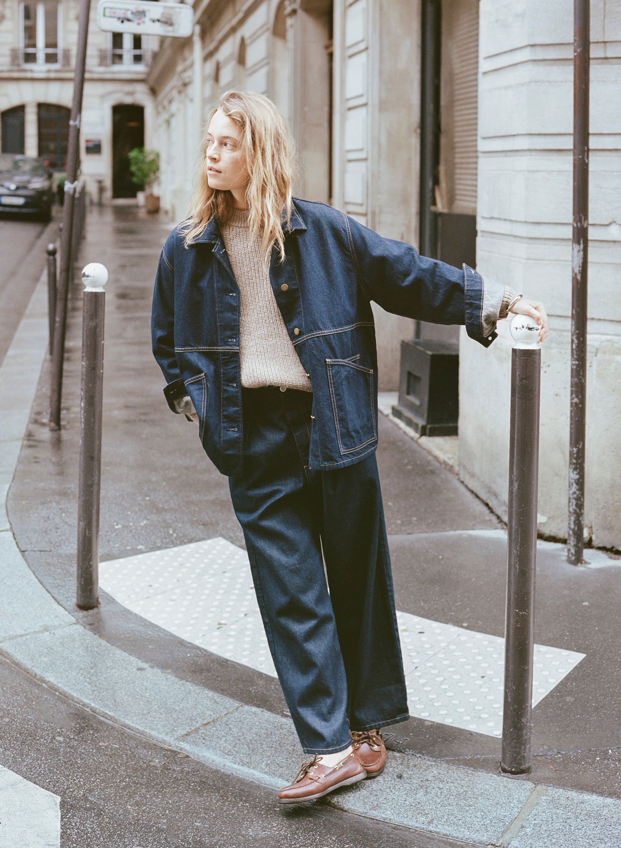 Loretta Jacket, Tencel Denim, Rinse