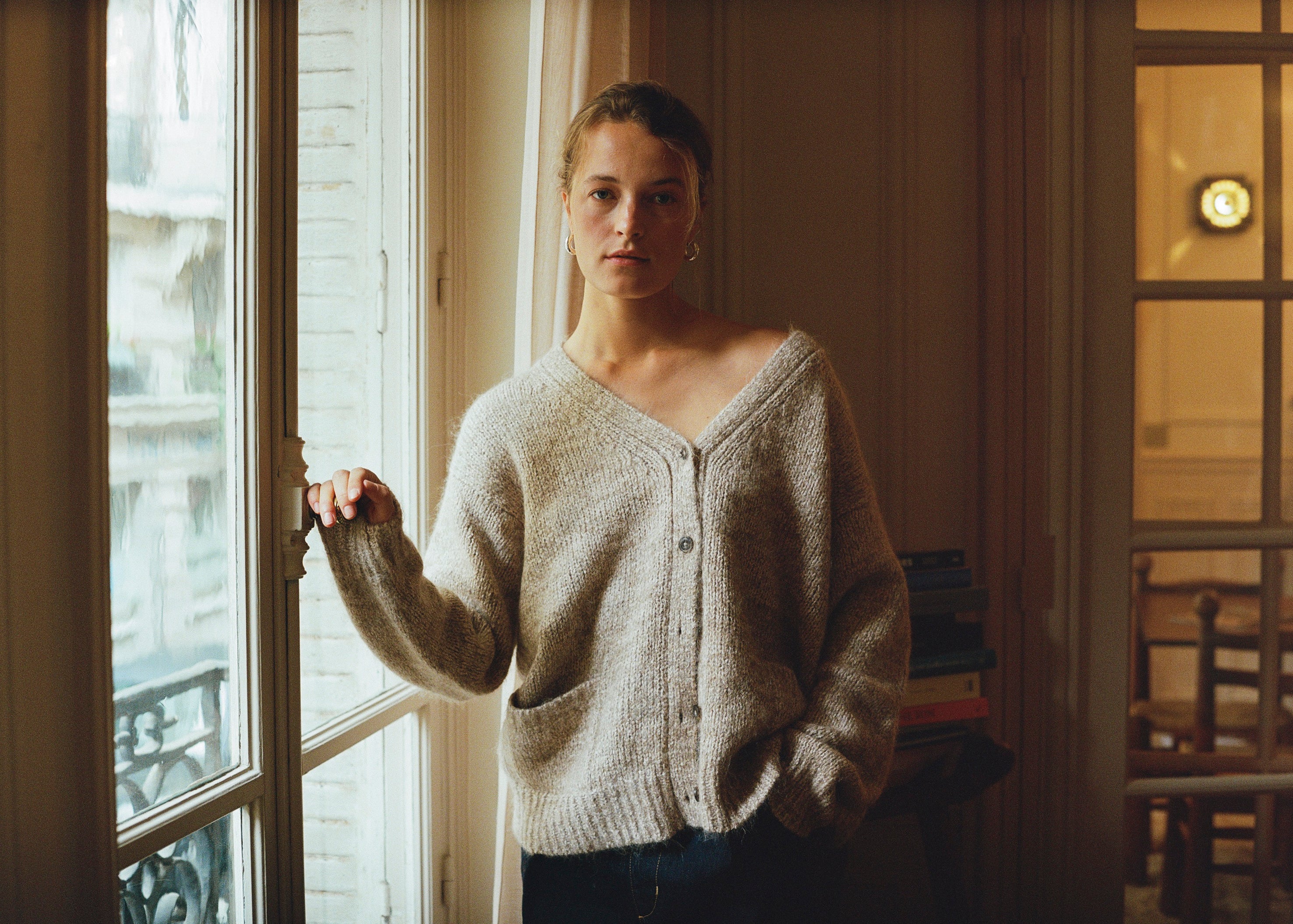 Rory Cardigan, Suri Bouclé, Marled Ash