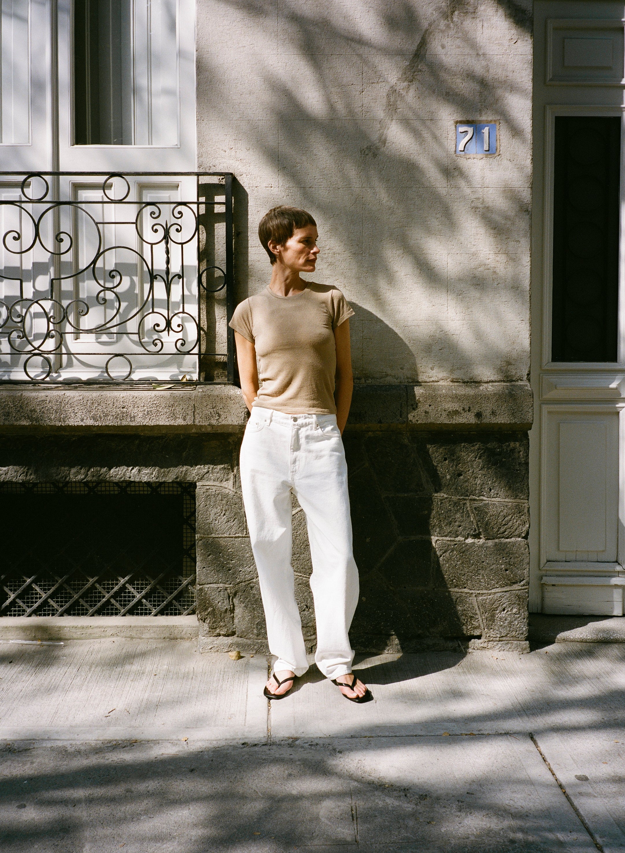 Una Jean, Recycled Denim, Salt