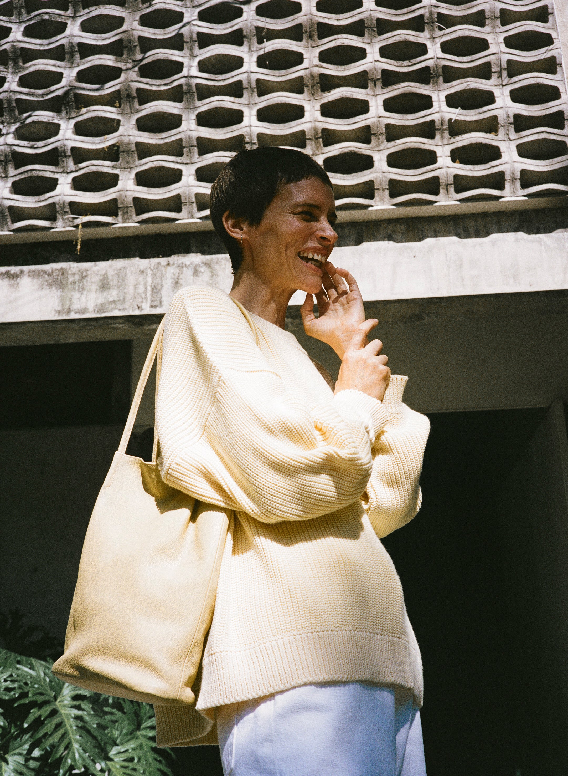 Chleo Crew, Organic Cotton, Butter