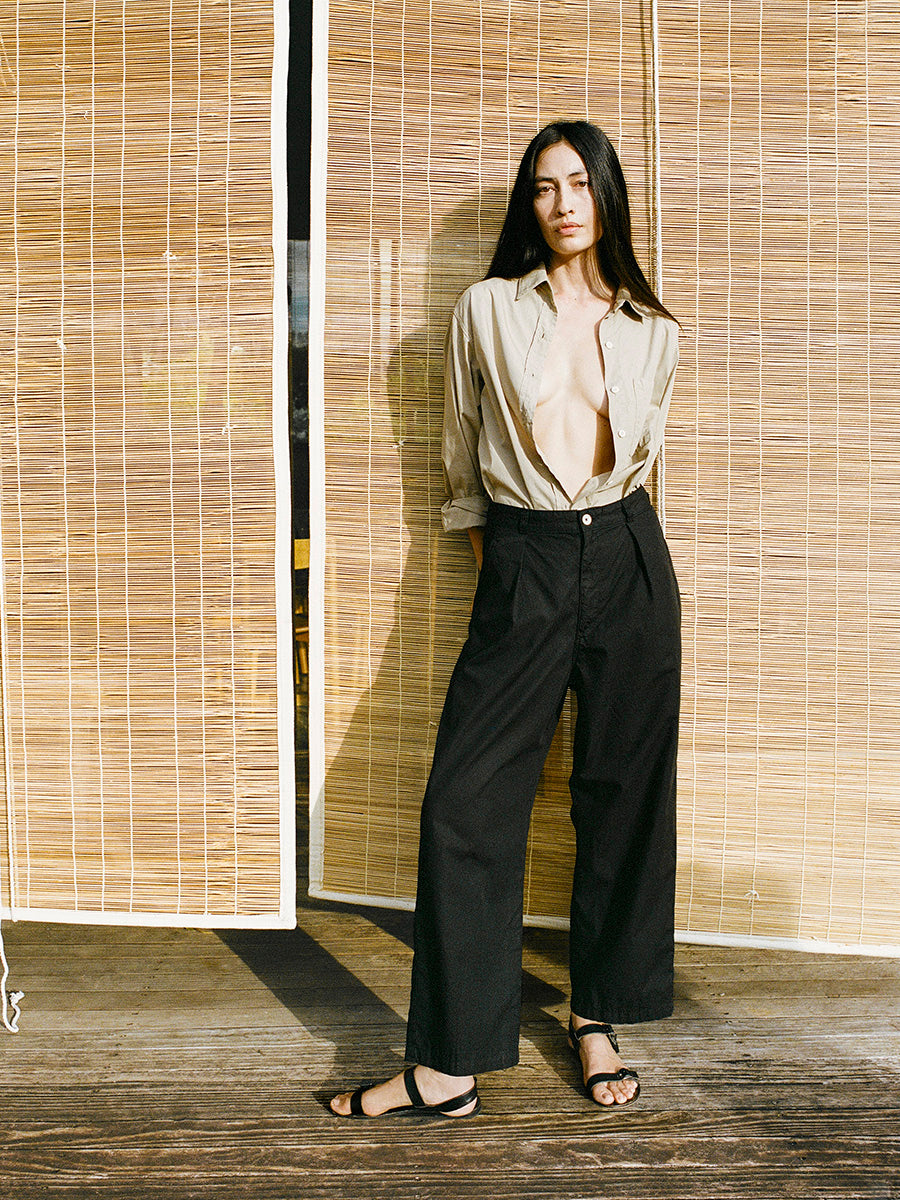 Poplin Field Pant, Organic Poplin, Black