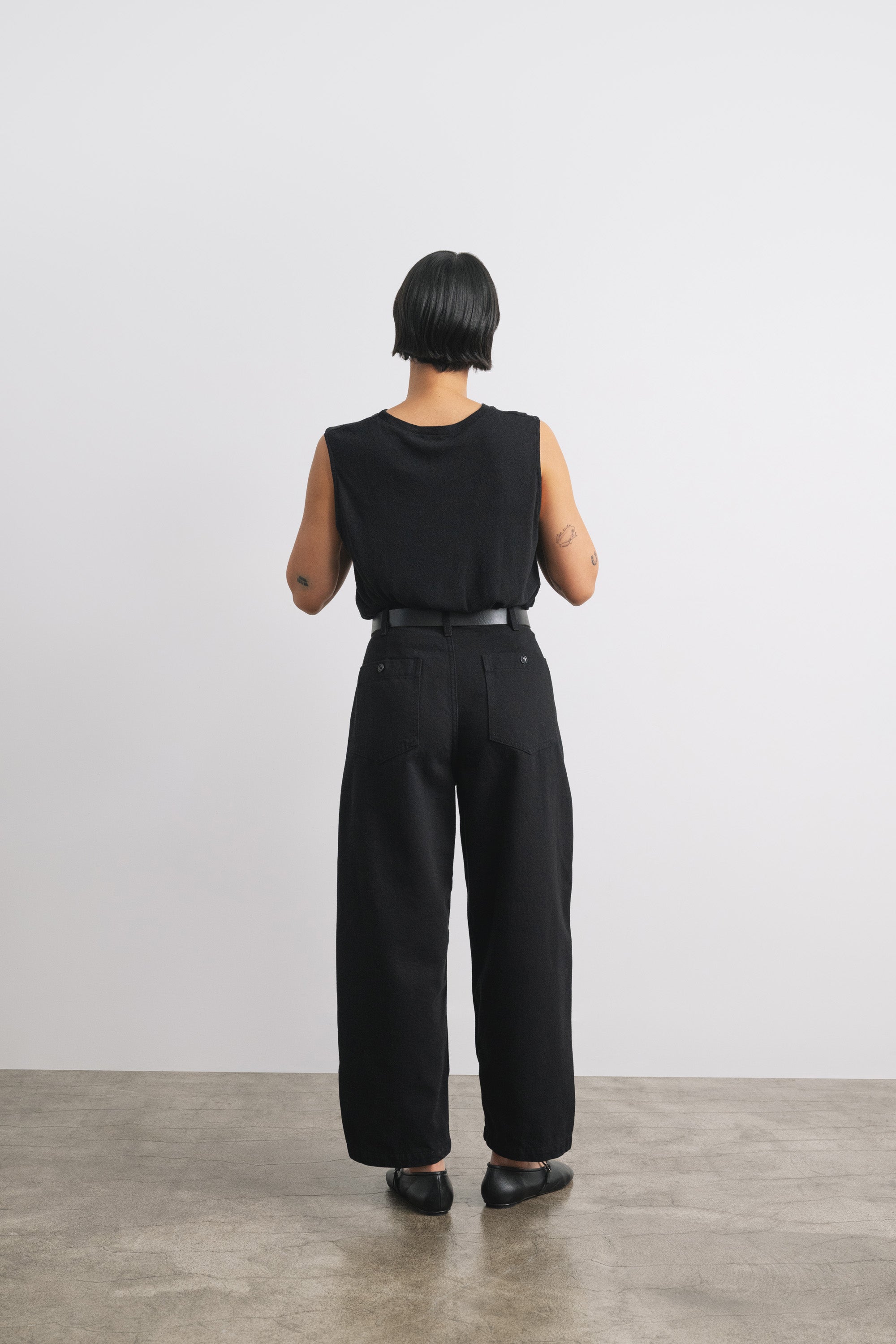 (Imperfect) Jardin Pant, Tencel Bull Denim, Ink Black