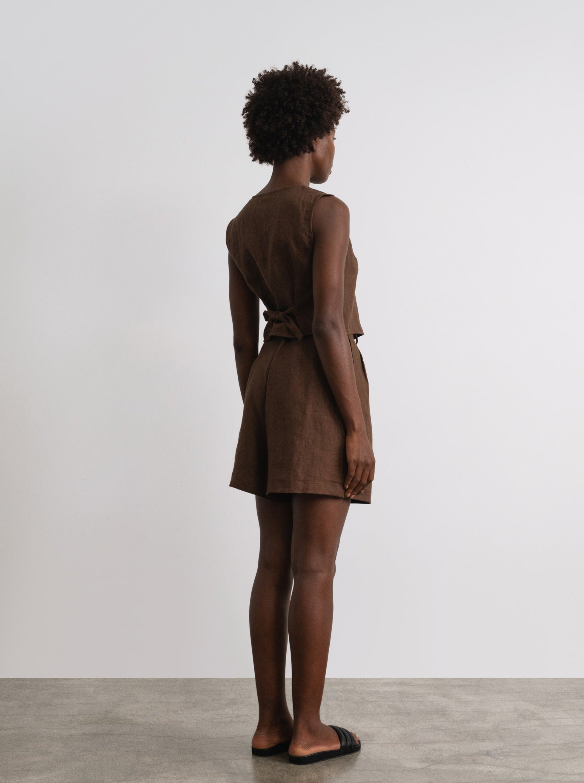 (Imperfect) Pfeiffer Short, Laundered Linen, Manzanita