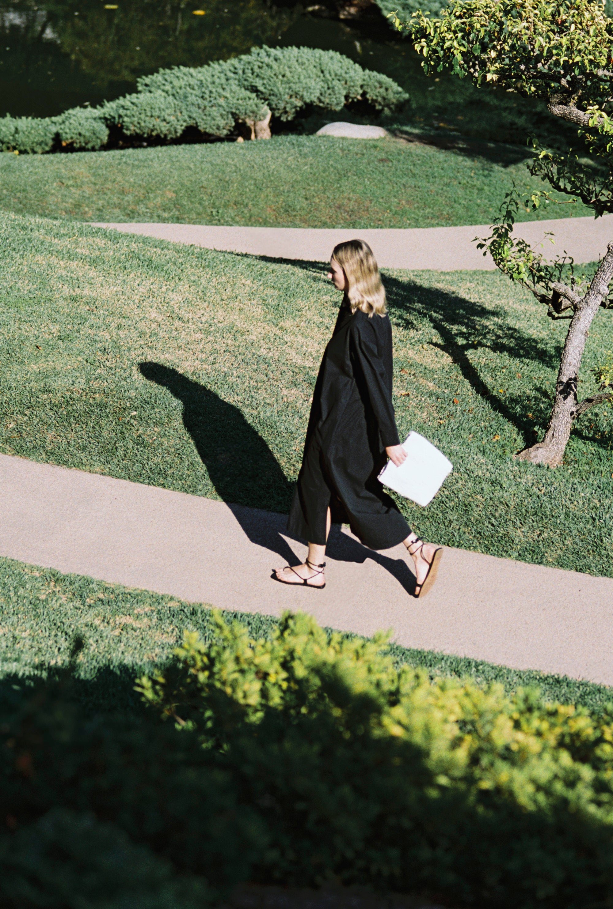 (Imperfect) Helena Dress, Organic Cotton Poplin, Black