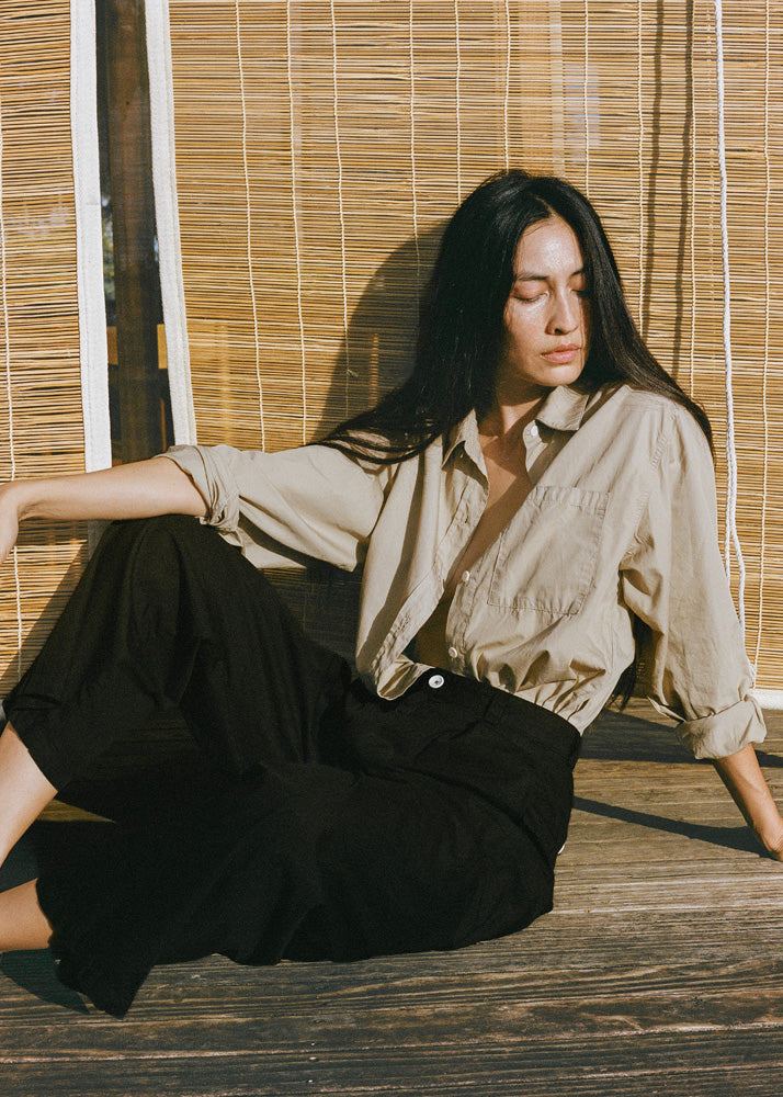 Poplin Field Pant, Organic Poplin, Black