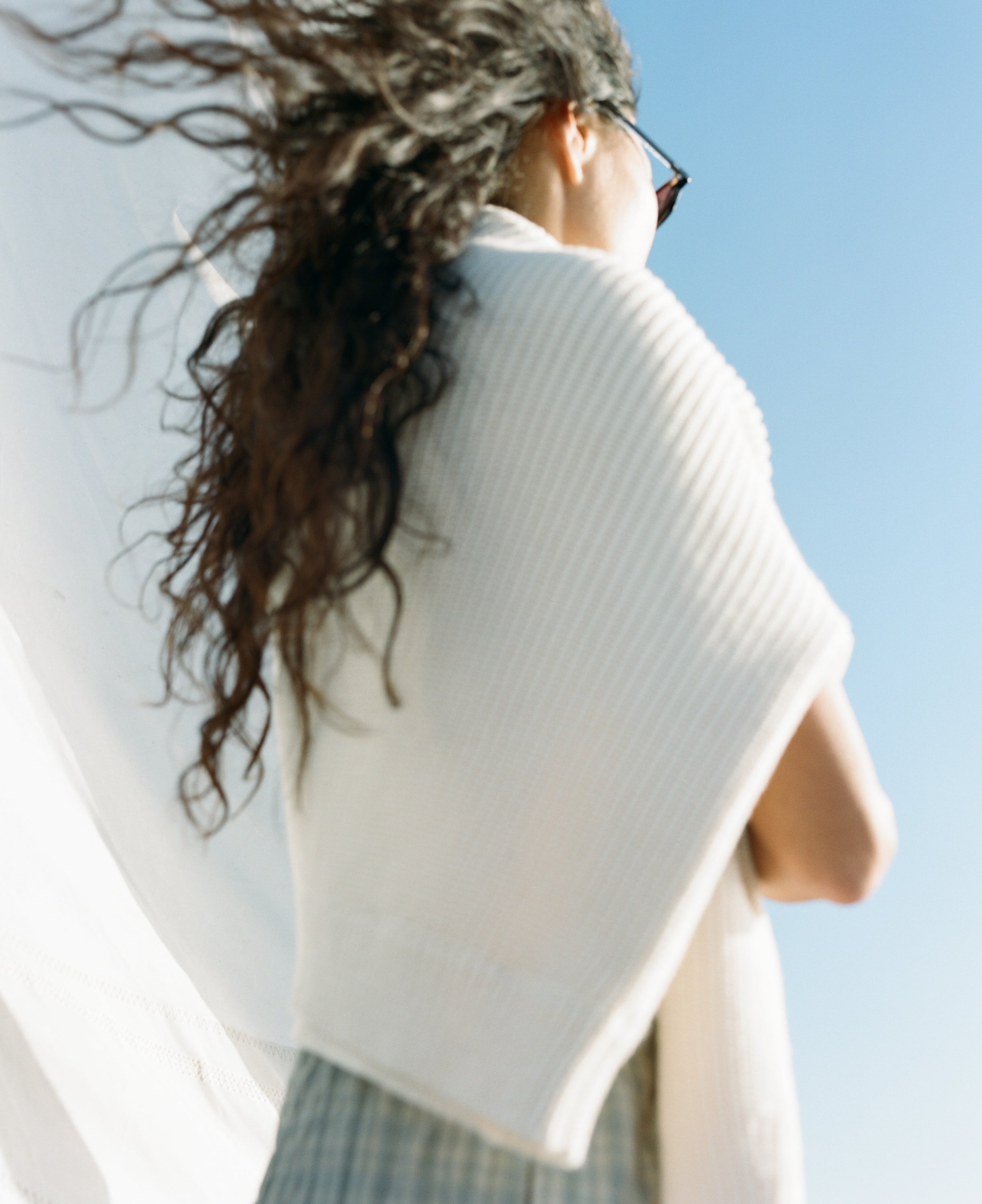 Chleo Crew, Organic Cotton, Ecru