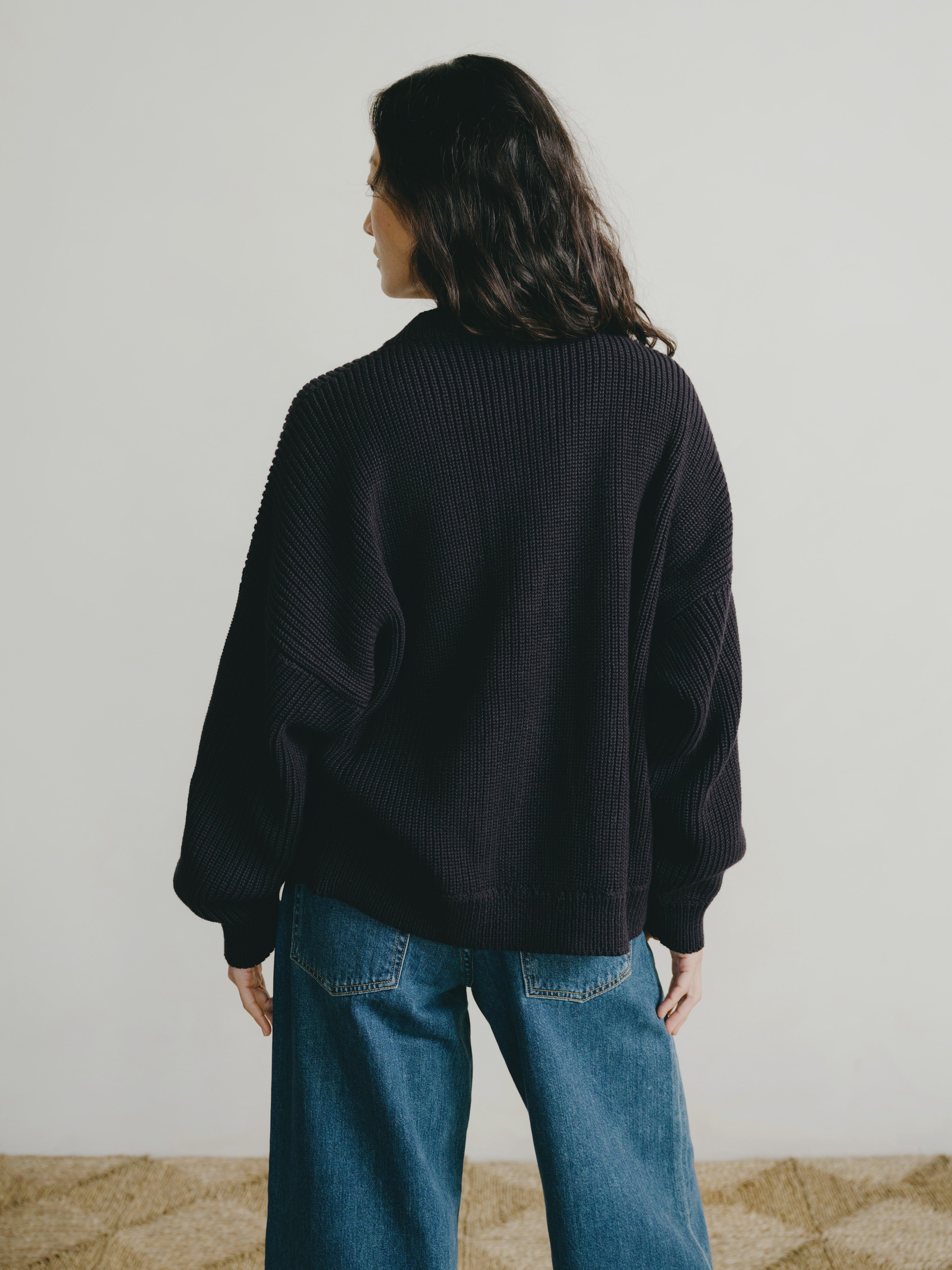 Chleo Crew, Organic Cotton, Navy