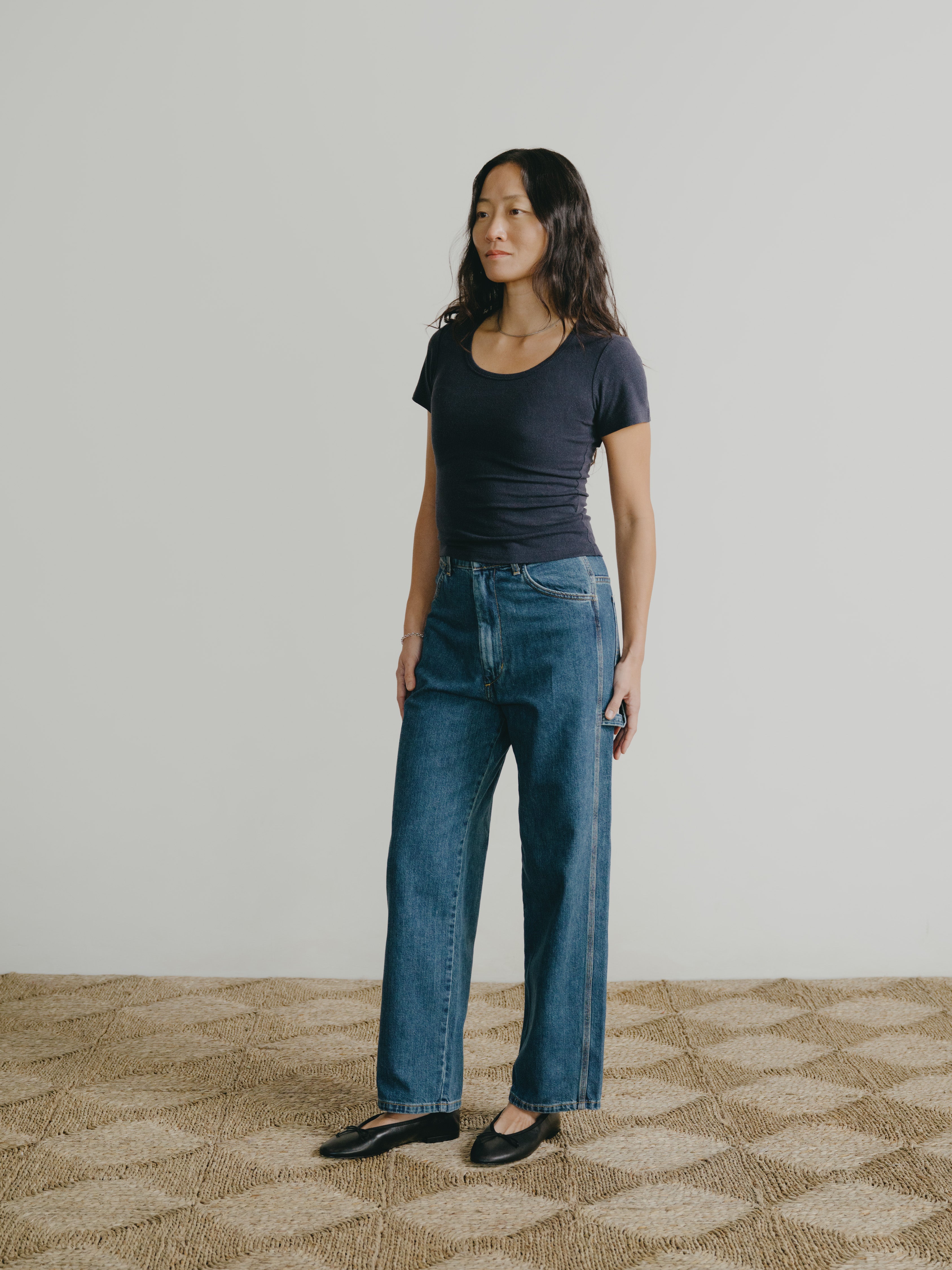 Carmen Jean, Tencel Denim, Vintage Dark