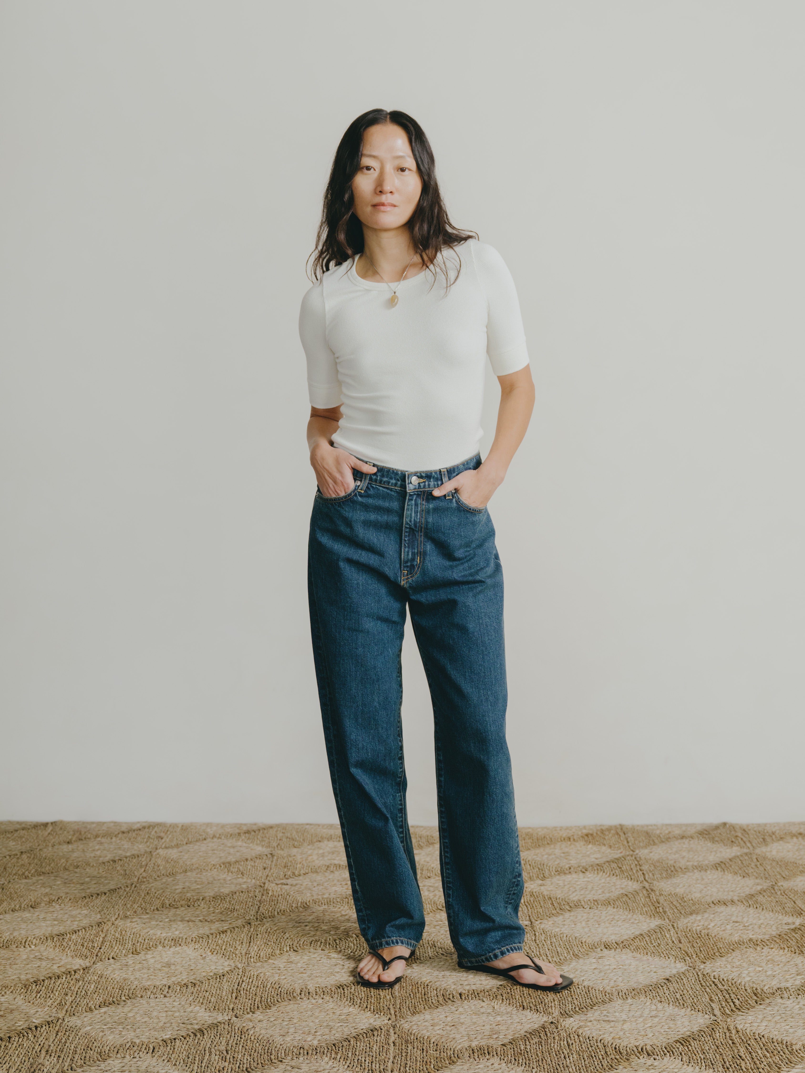 Una Jean, Tencel Denim, Vintage Dark