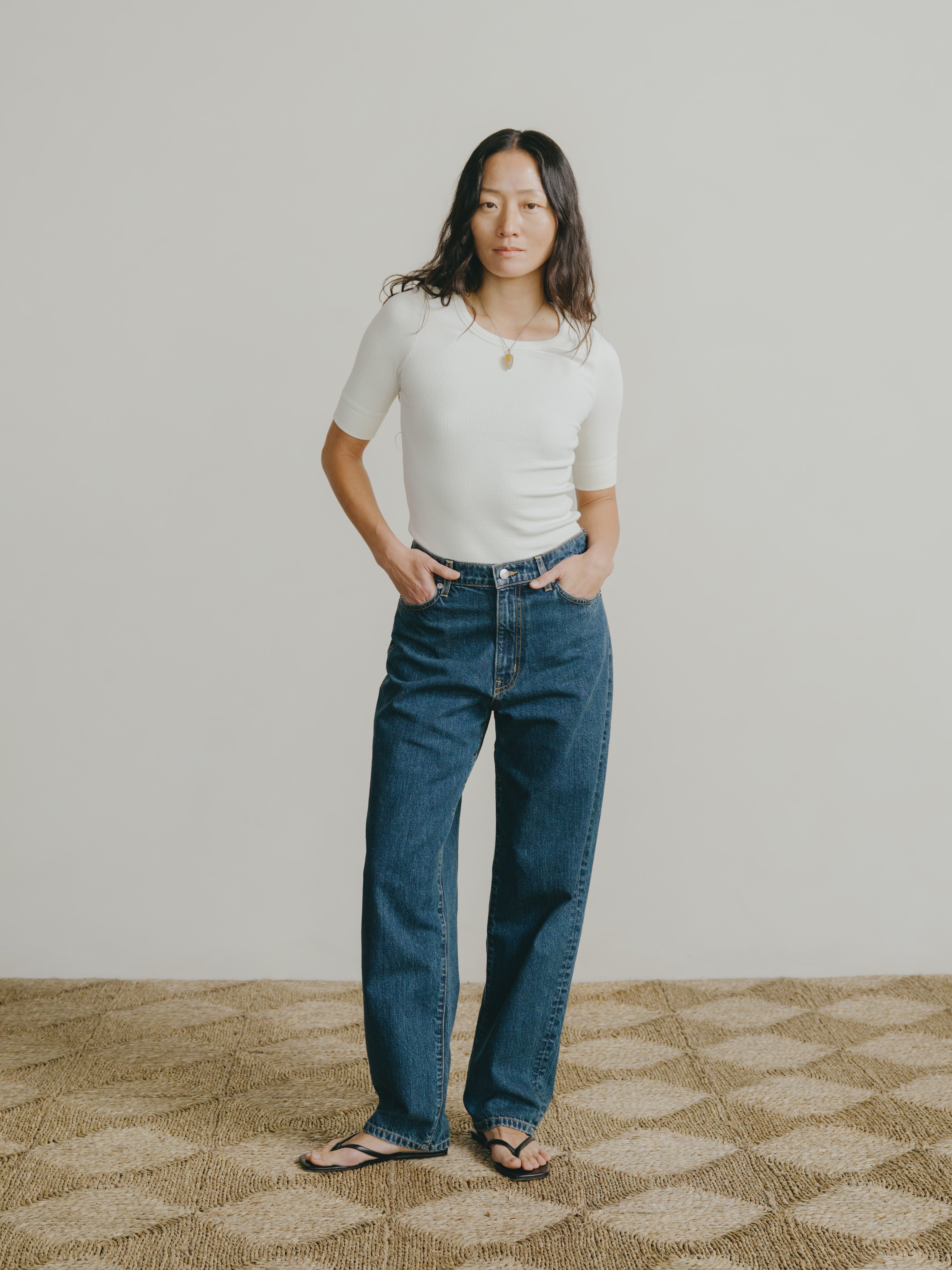 Una Jean, Tencel Denim, Vintage Dark