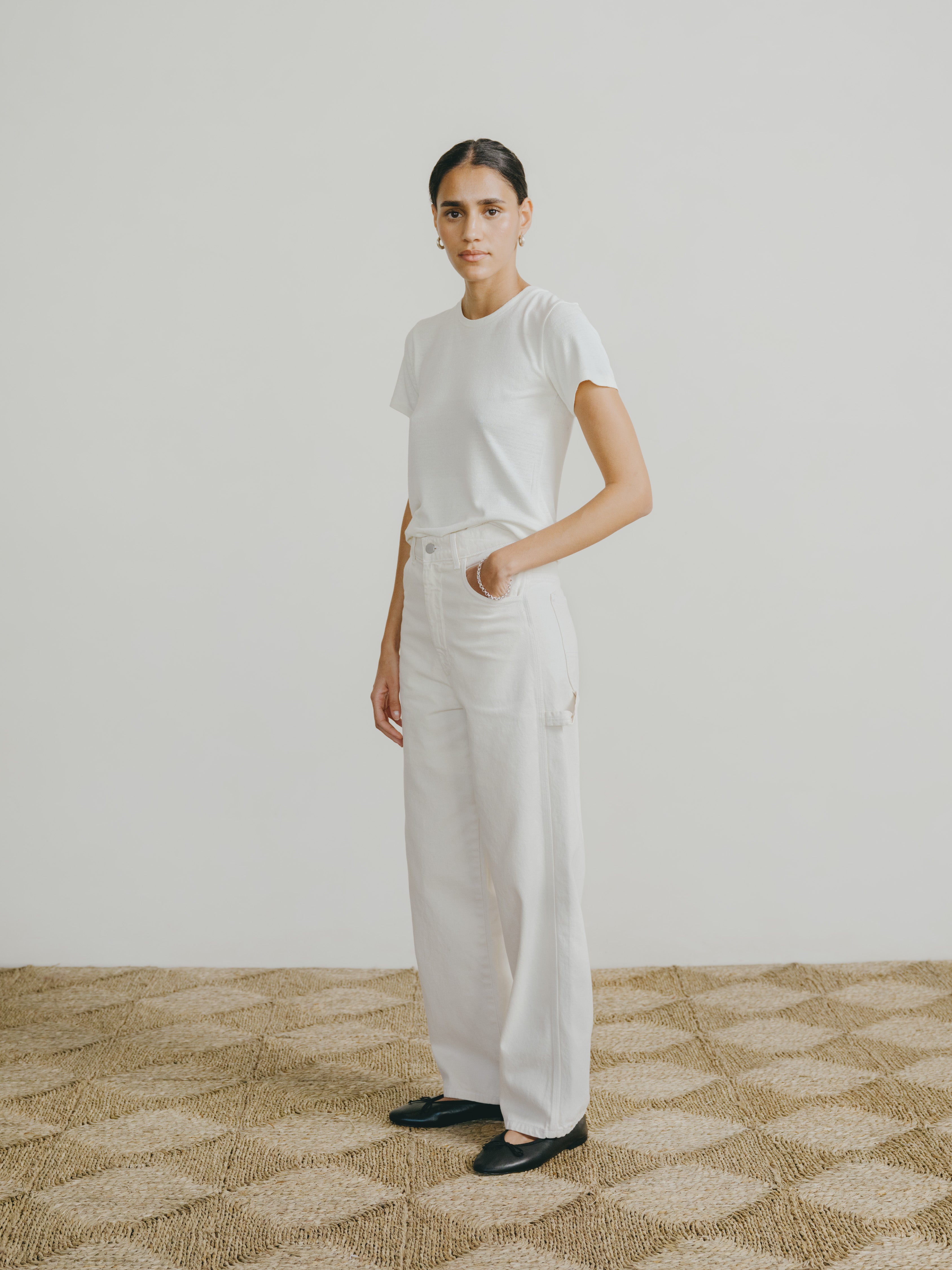 Carmen Jean, Recycled Denim, Putty