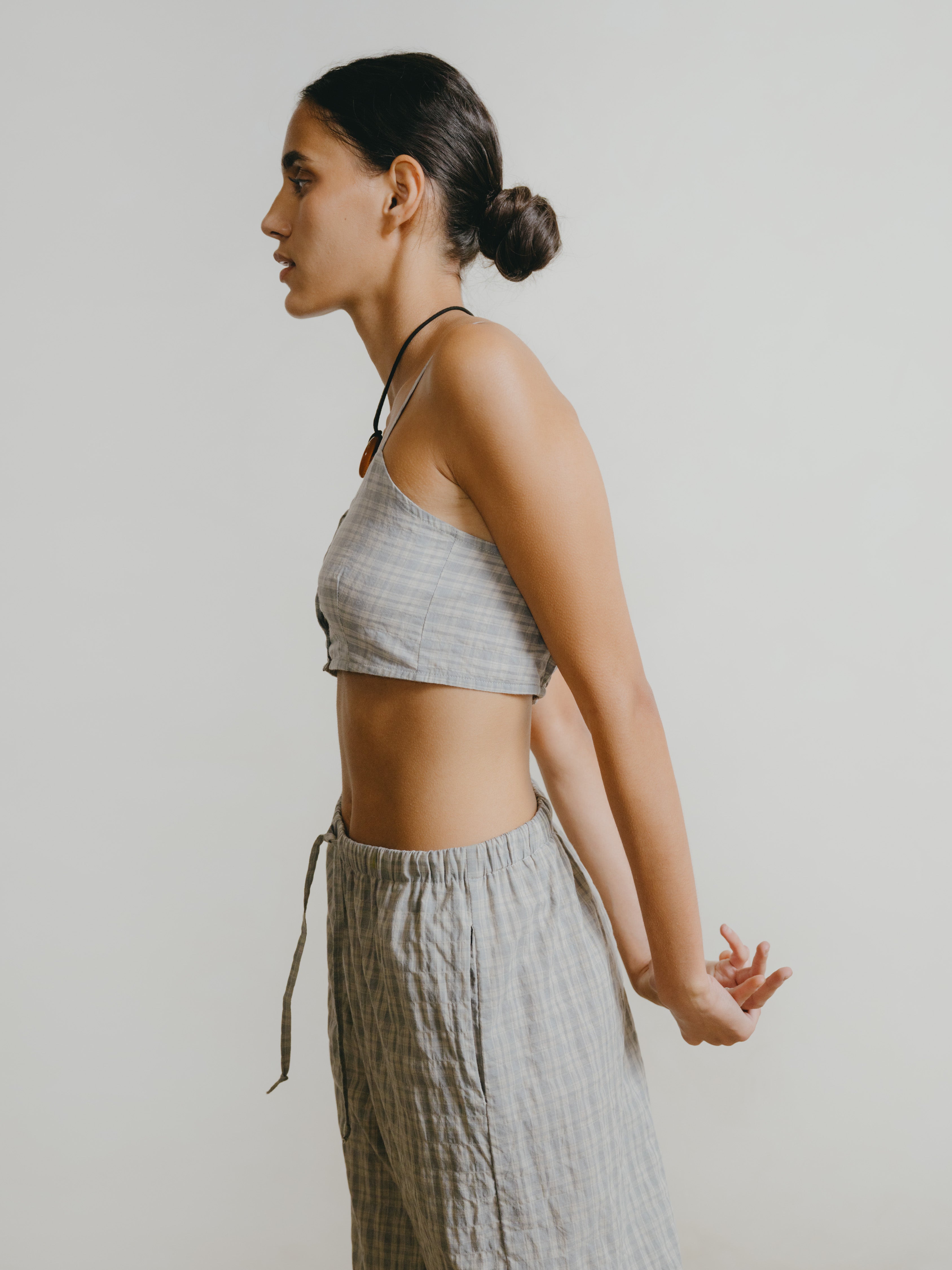 Maeve Top, Japanese Organic Cotton, Picnic