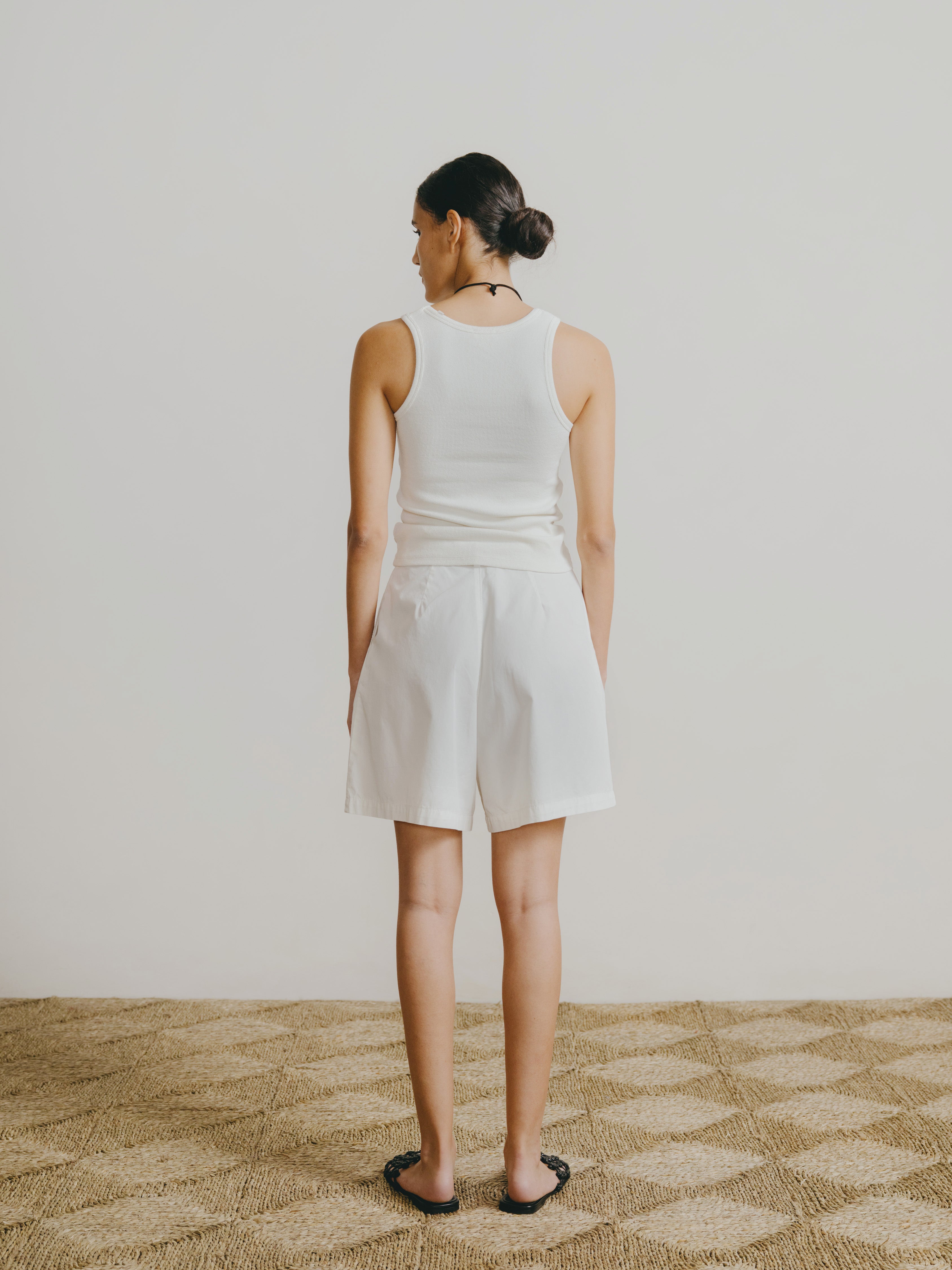 Pfeiffer Short, Organic Poplin, Natural