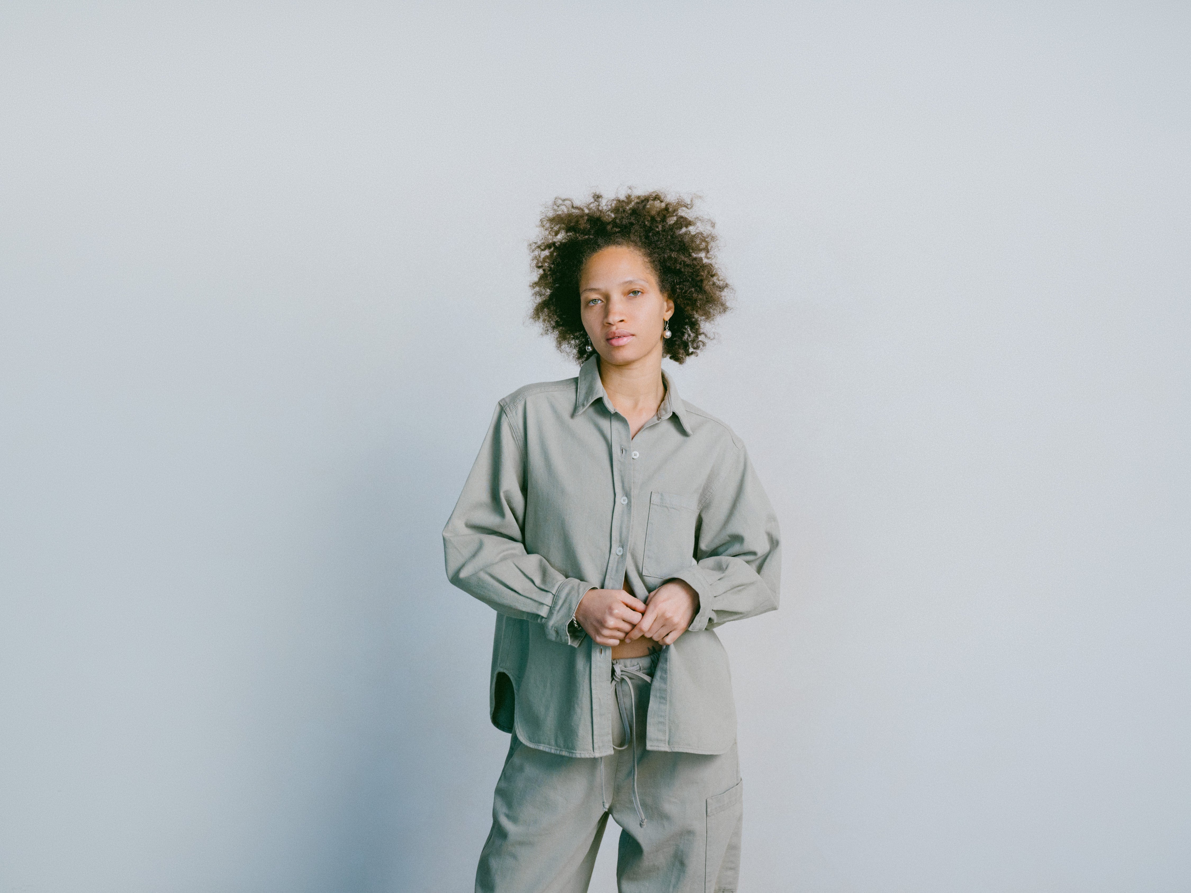 Shore Pant, Broken Twill, Oregano