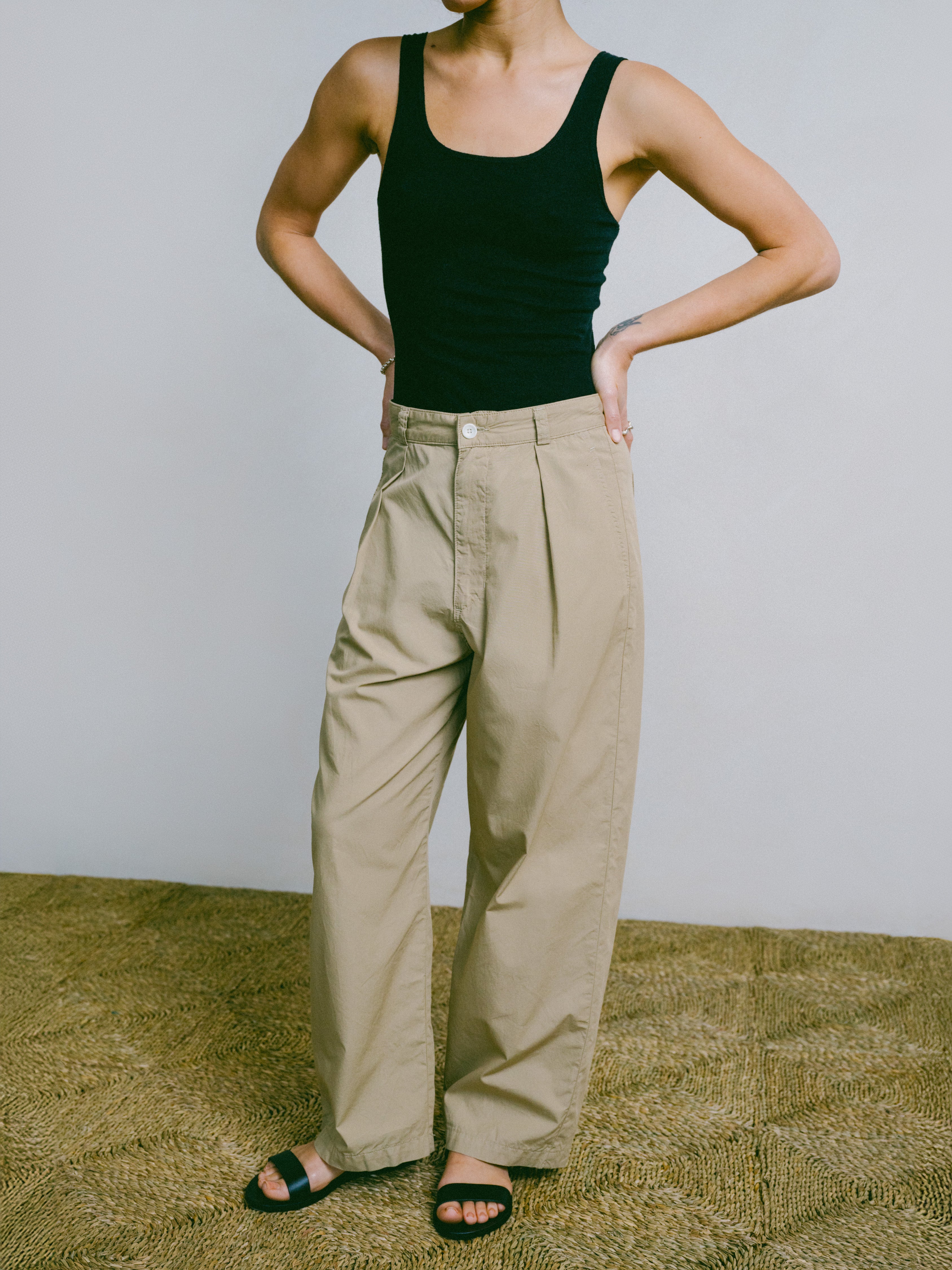 Poplin Field Pant, Organic Poplin, Khaki