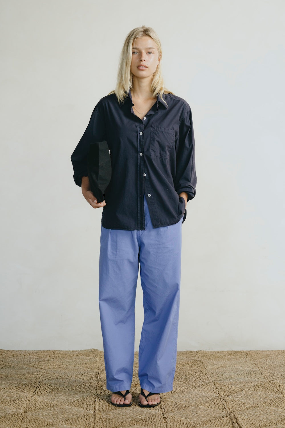 Poplin Field Pant, Organic Poplin, Cornflower