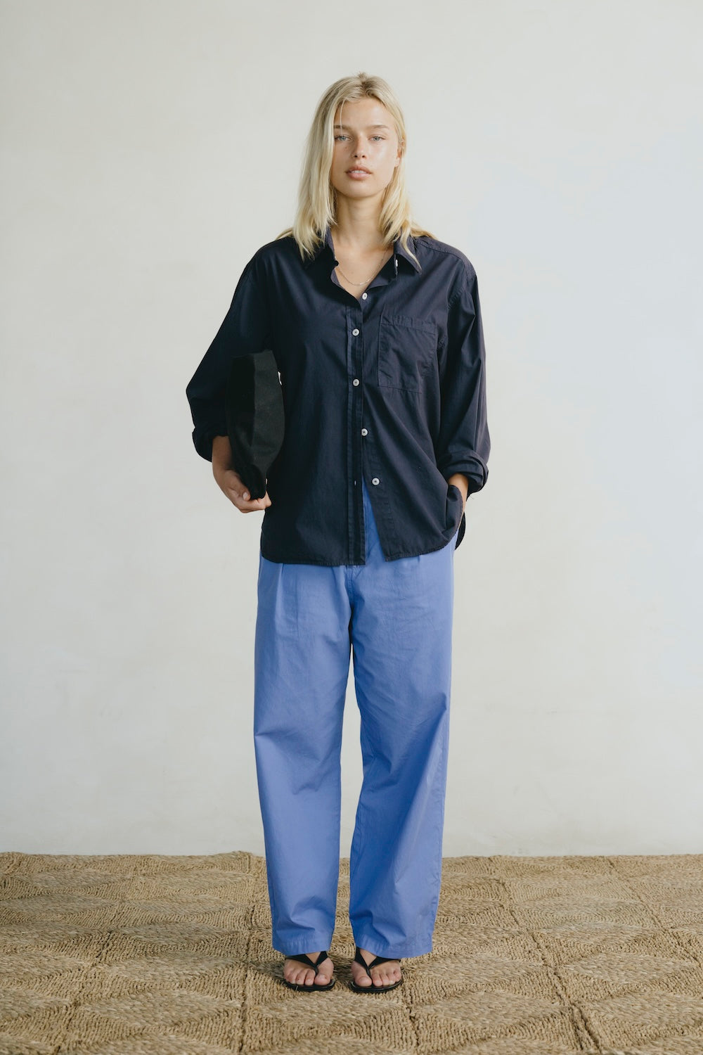 Poplin Field Pant, Organic Poplin, Cornflower