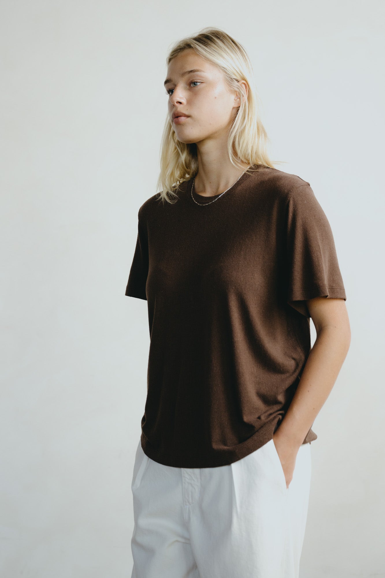 Big Tee, Regen Silk Noil Jersey, Manzanita