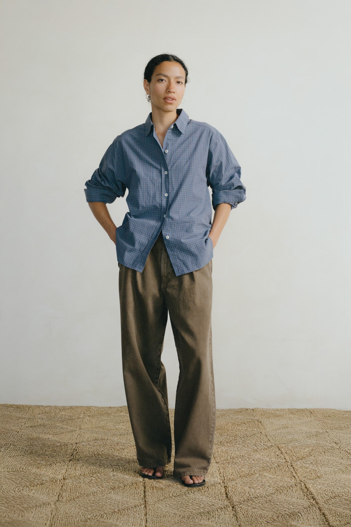Field Pant, Recycled Denim, Vintage Brown