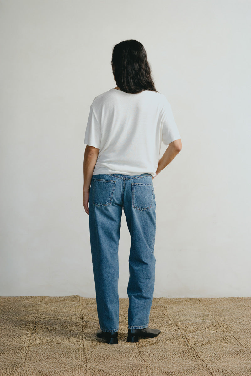 Una Jean, Tencel Denim, Worn