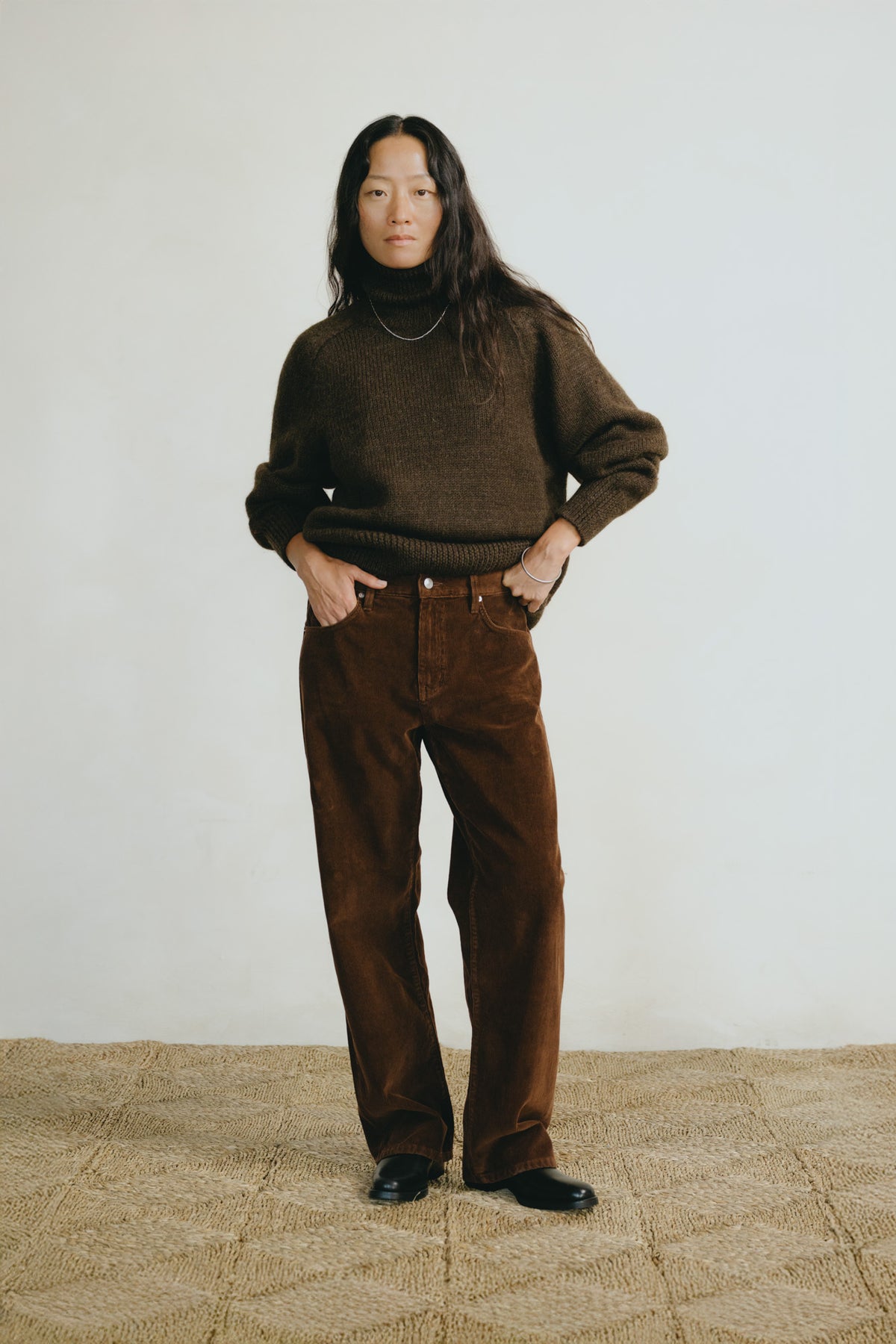 Benny Jean, Organic Corduroy, Rust