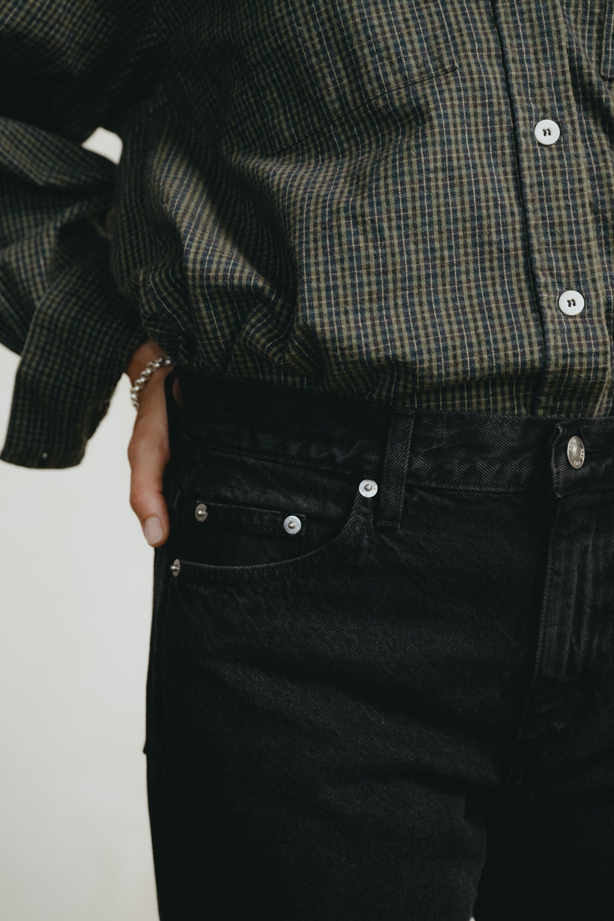 Ranch Jean, Recycled Denim, Vintage Black