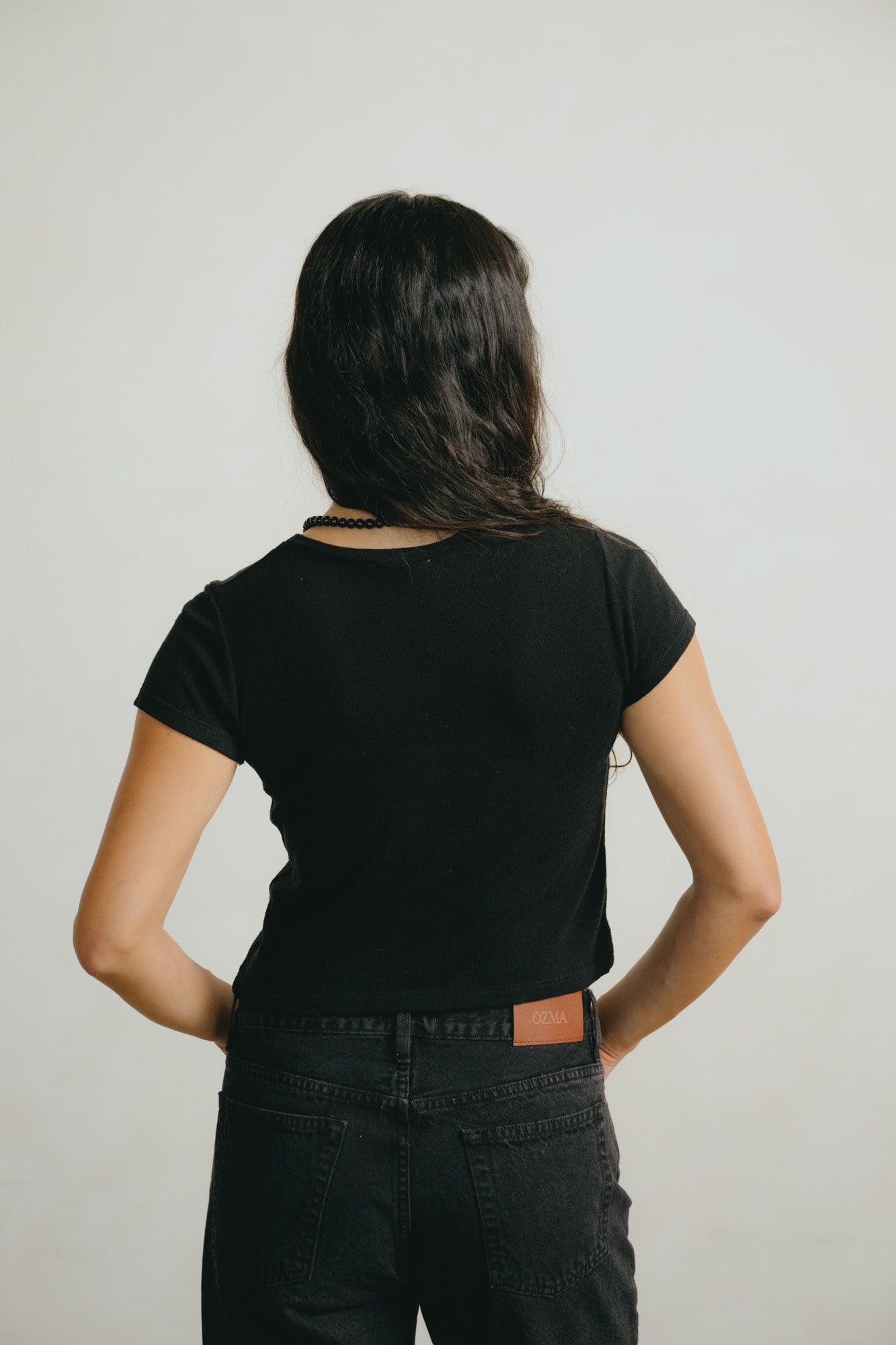 Lou Tee, Regen Silk Noil Jersey, Black