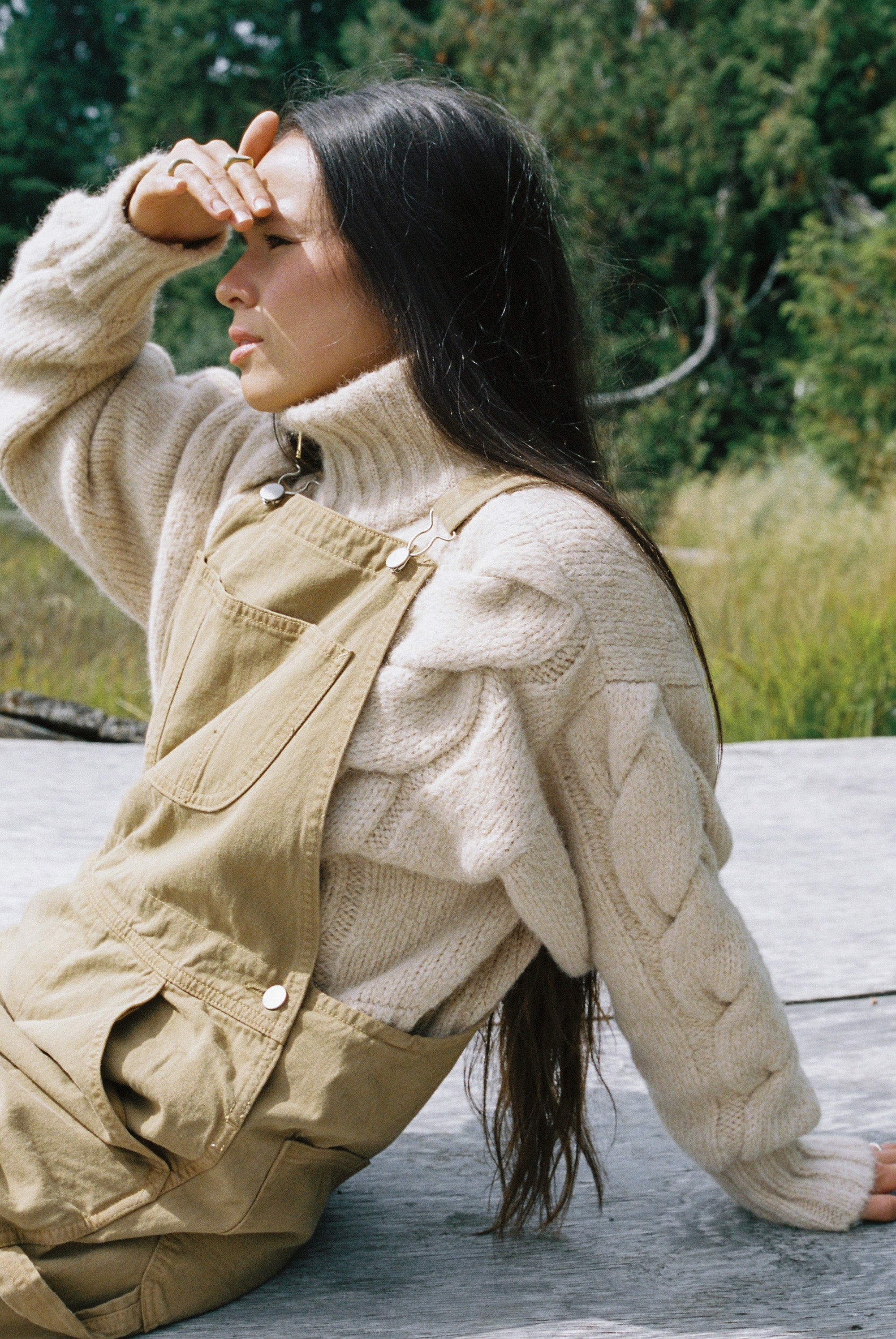 (Imperfect) Standard Overalls, Tencel Bull Denim, Khaki