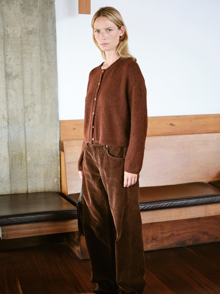 Benny Jean, Organic Corduroy, Rust