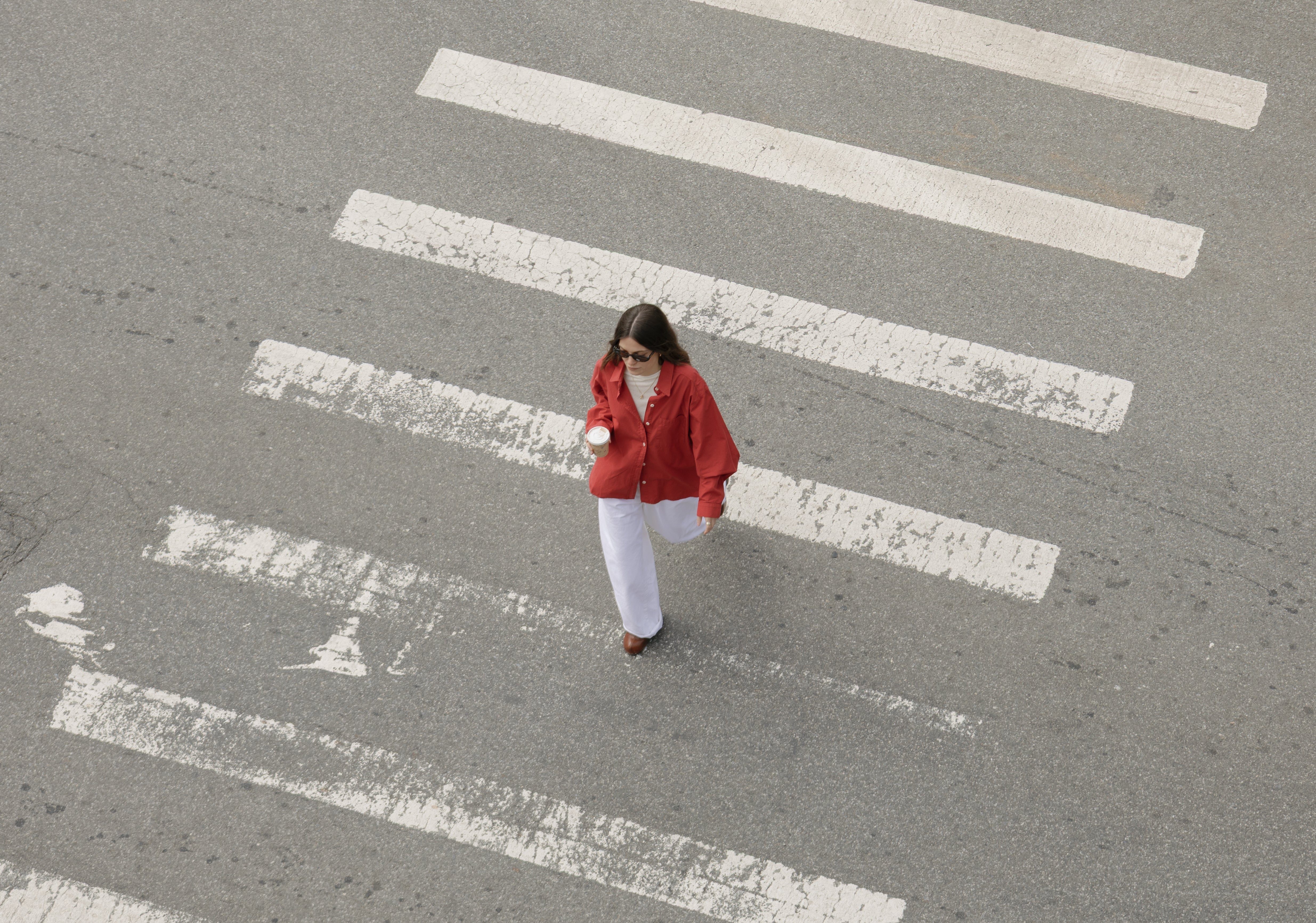 Marcie Shirt, Organic Poplin, Tomato