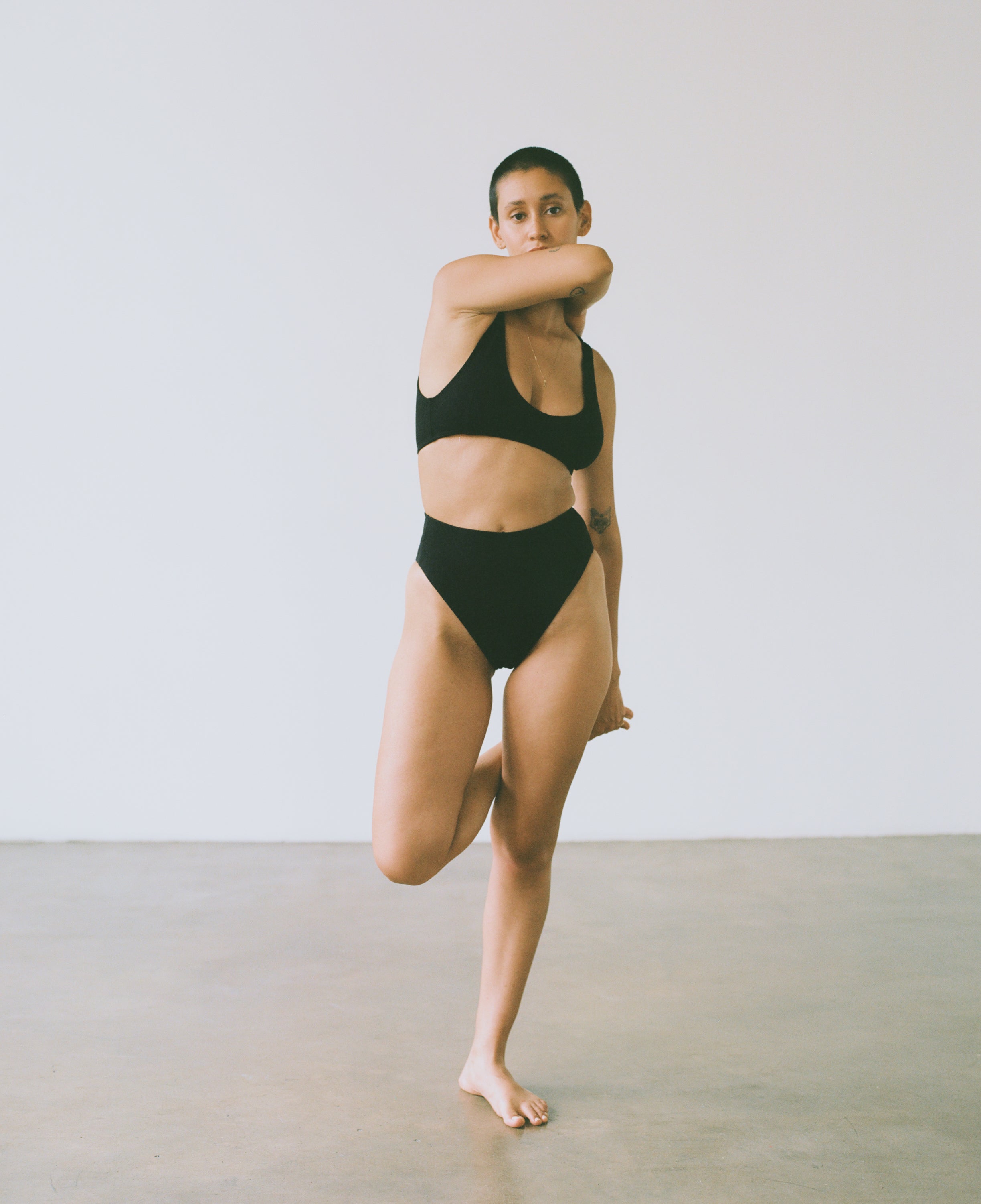 (Imperfect) Rio Panty, Tencel Rib, Black