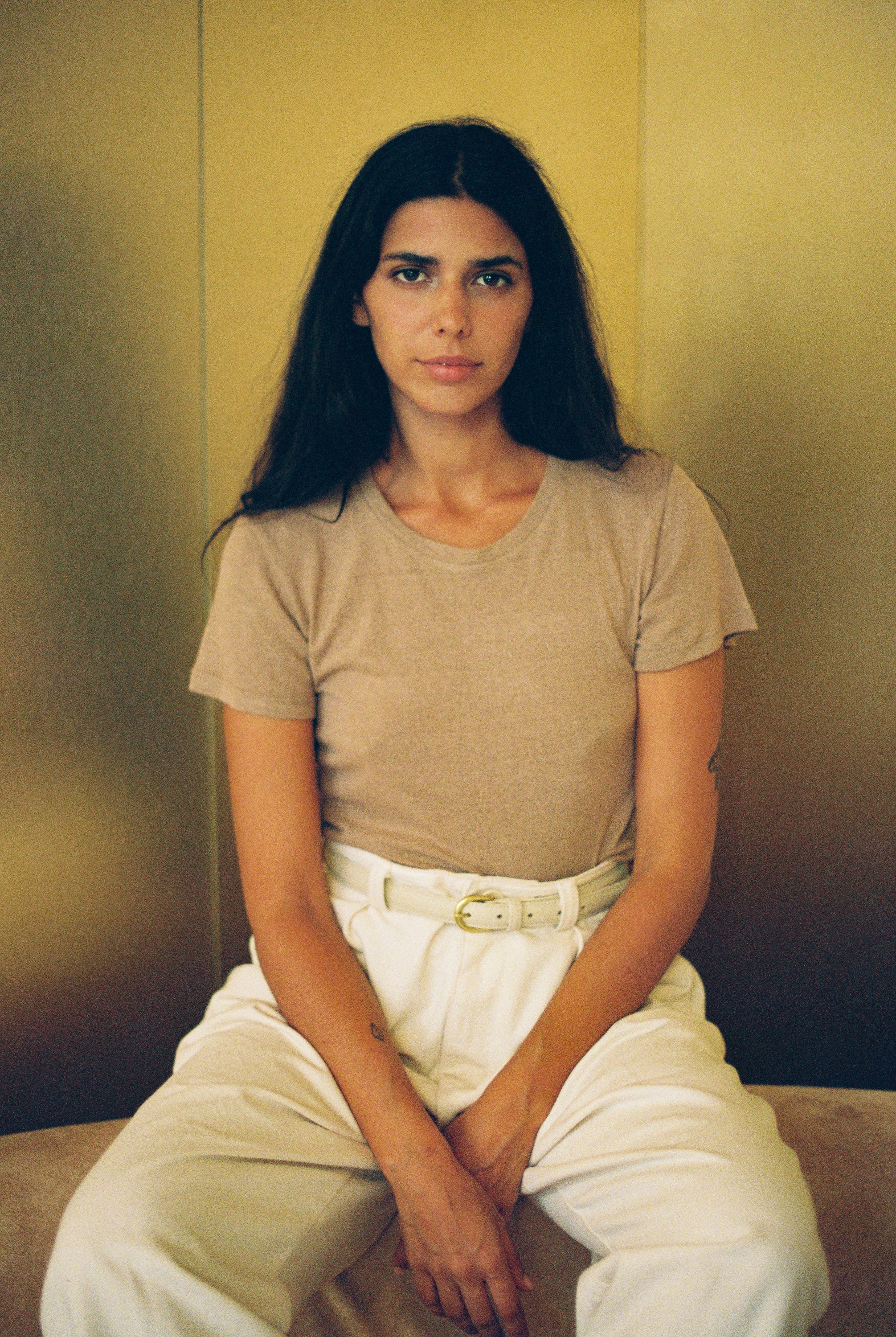 (Imperfect) Classic Belt, Leather, Bone