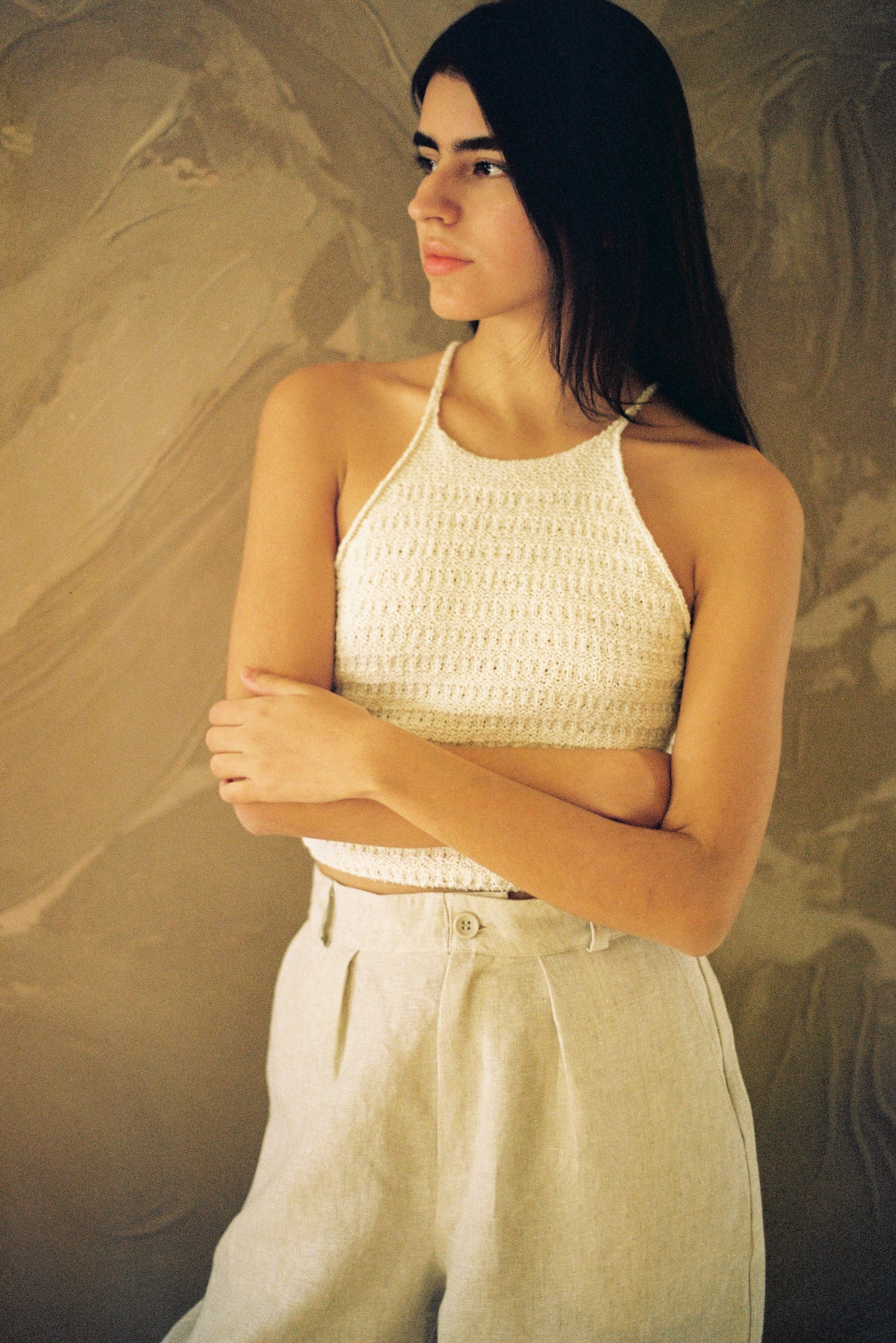 (Imperfect) Linen Trouser, Laundered Linen, Oatmeal