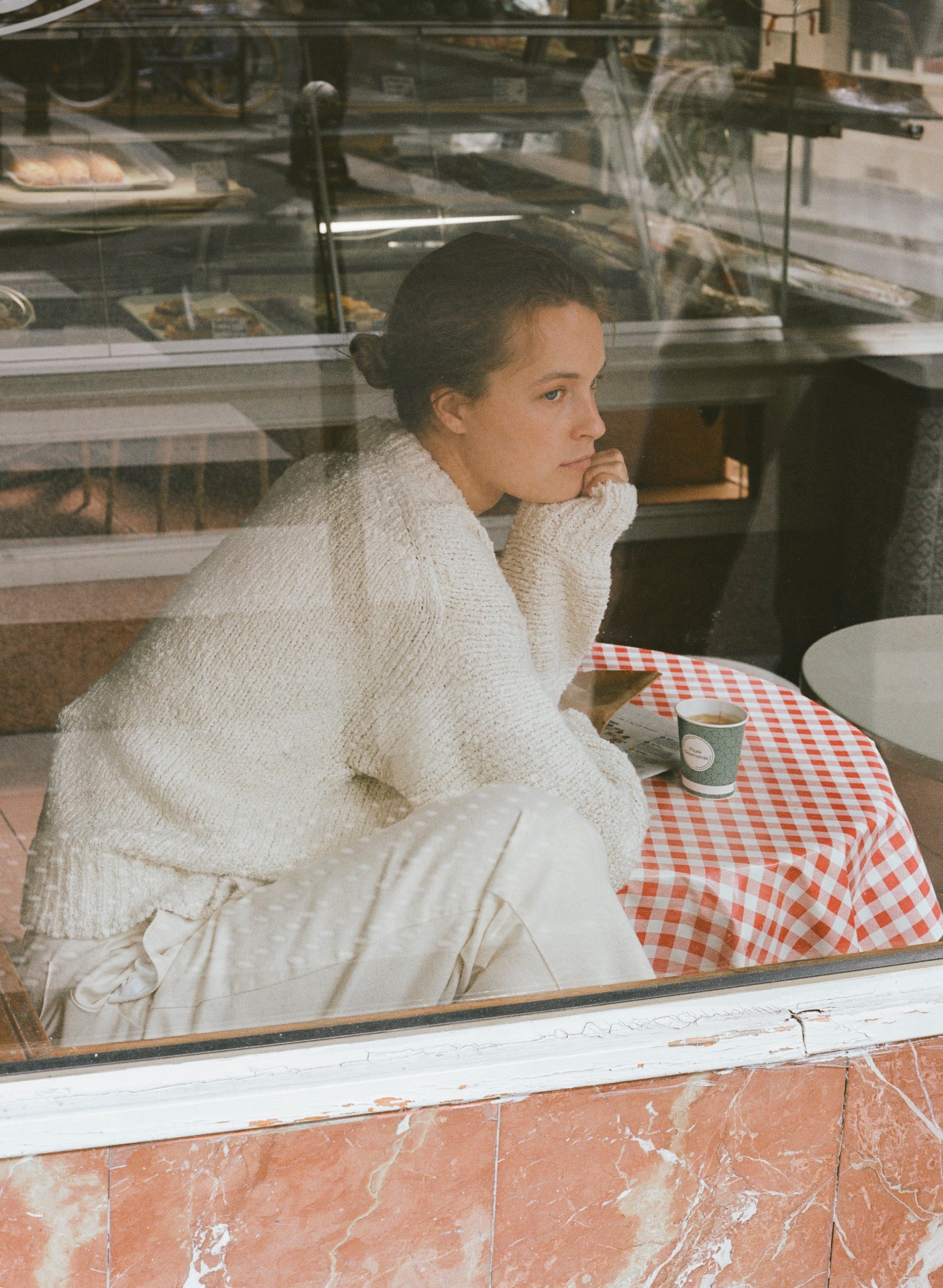 Dylan Sweater, Organic Cotton Bouclé, Ecru