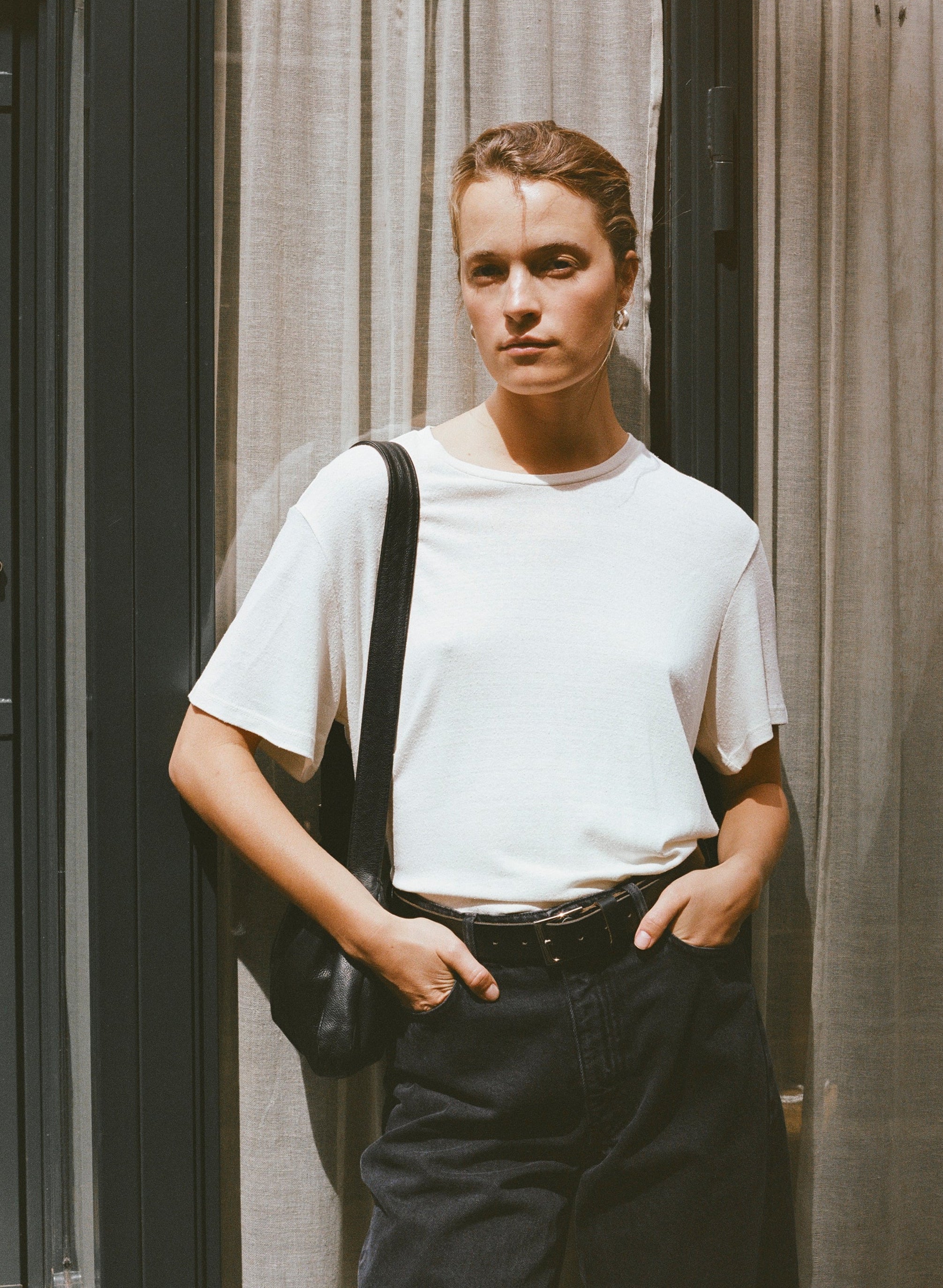 Big Tee, Regen Silk Noil Jersey, Natural
