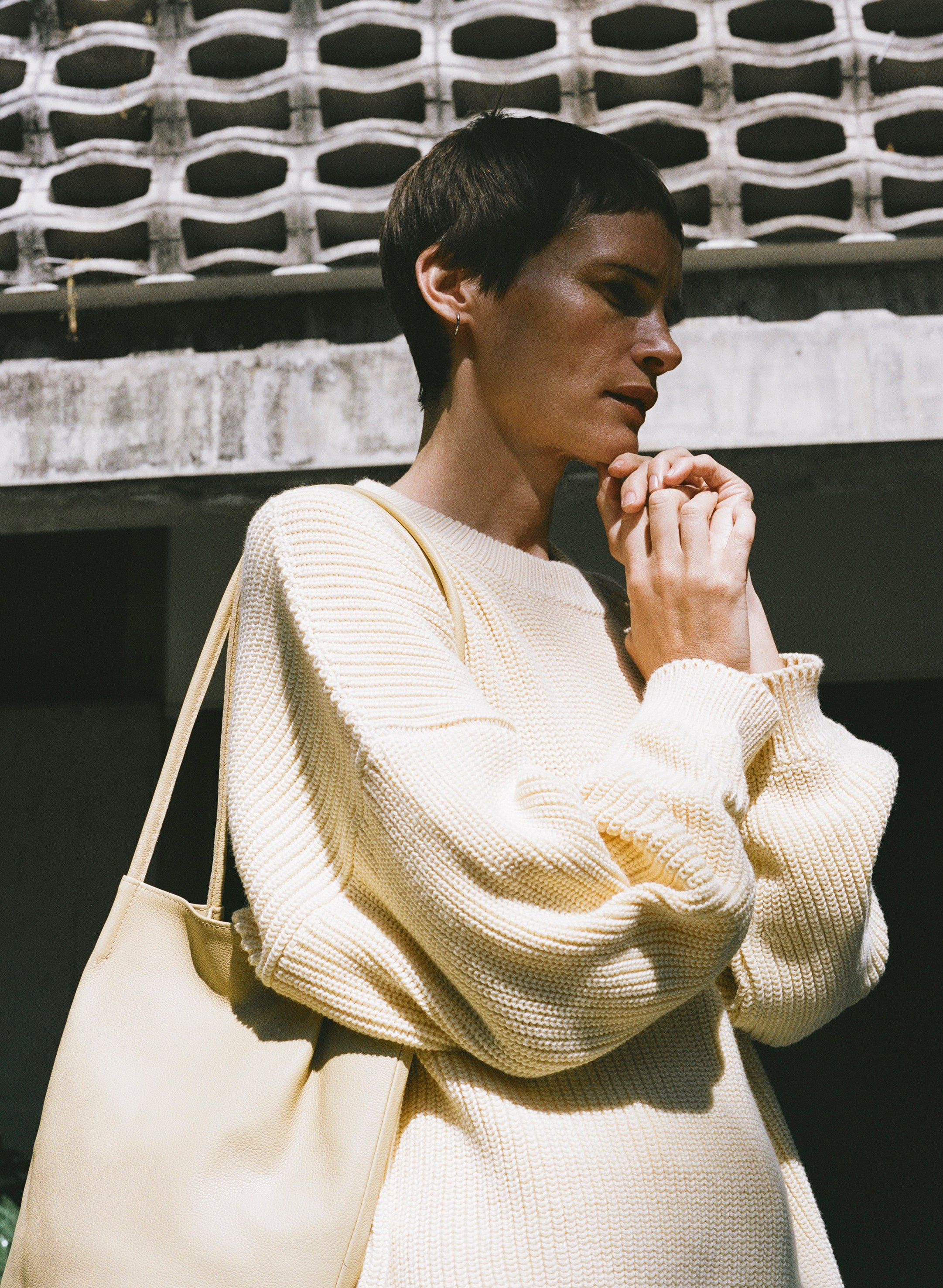 Chleo Crew, Organic Cotton, Butter