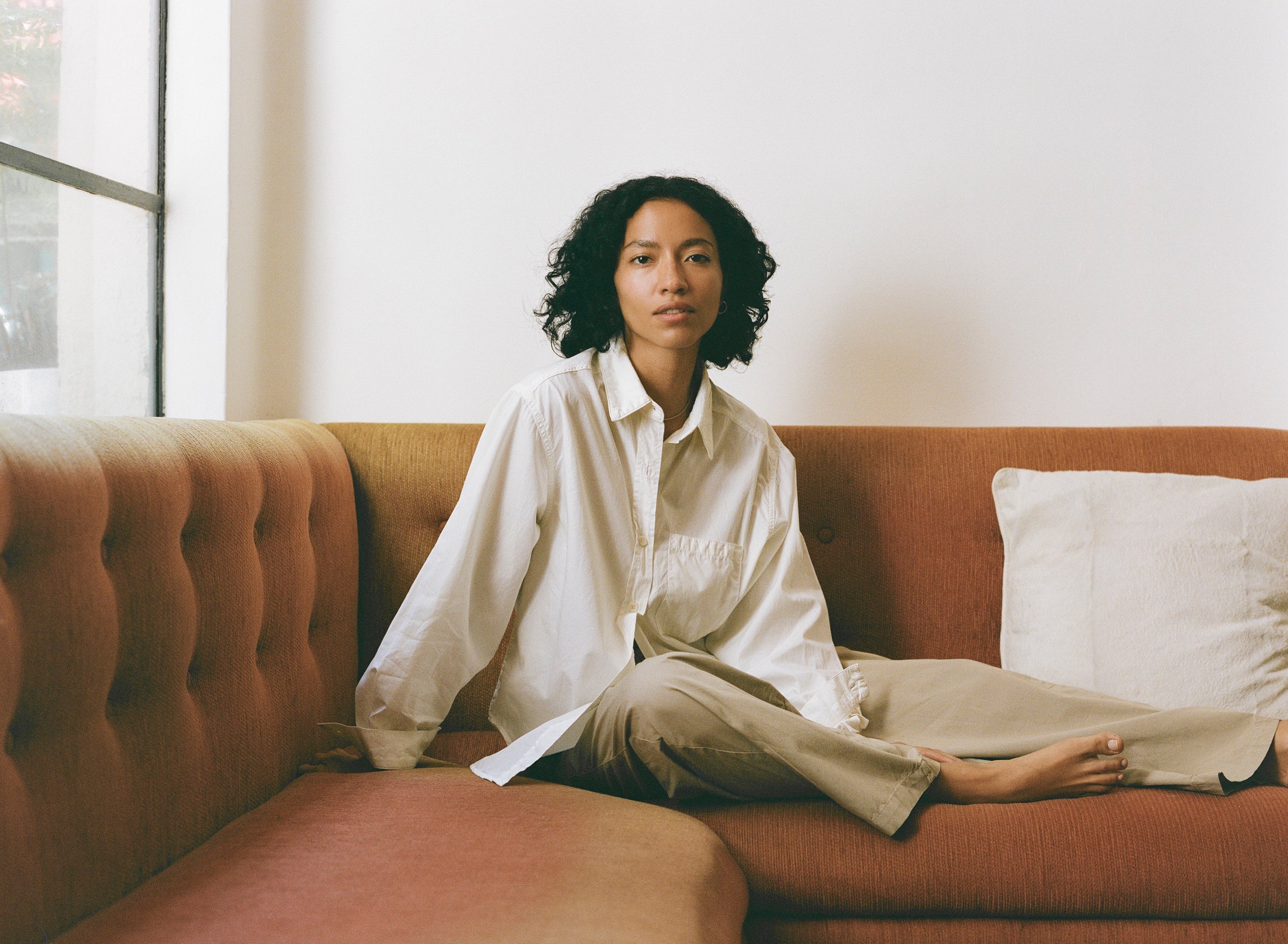 All Day Pant, Organic Poplin, Khaki