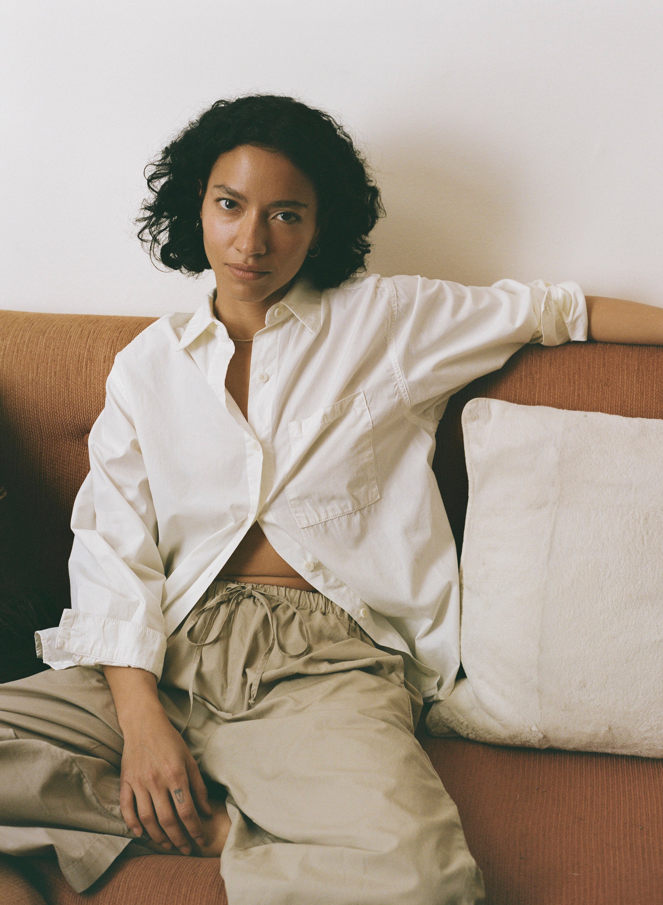 All Day Pant, Organic Poplin, Khaki