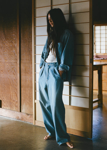 Field Pant, Tencel Denim, Vintage Light