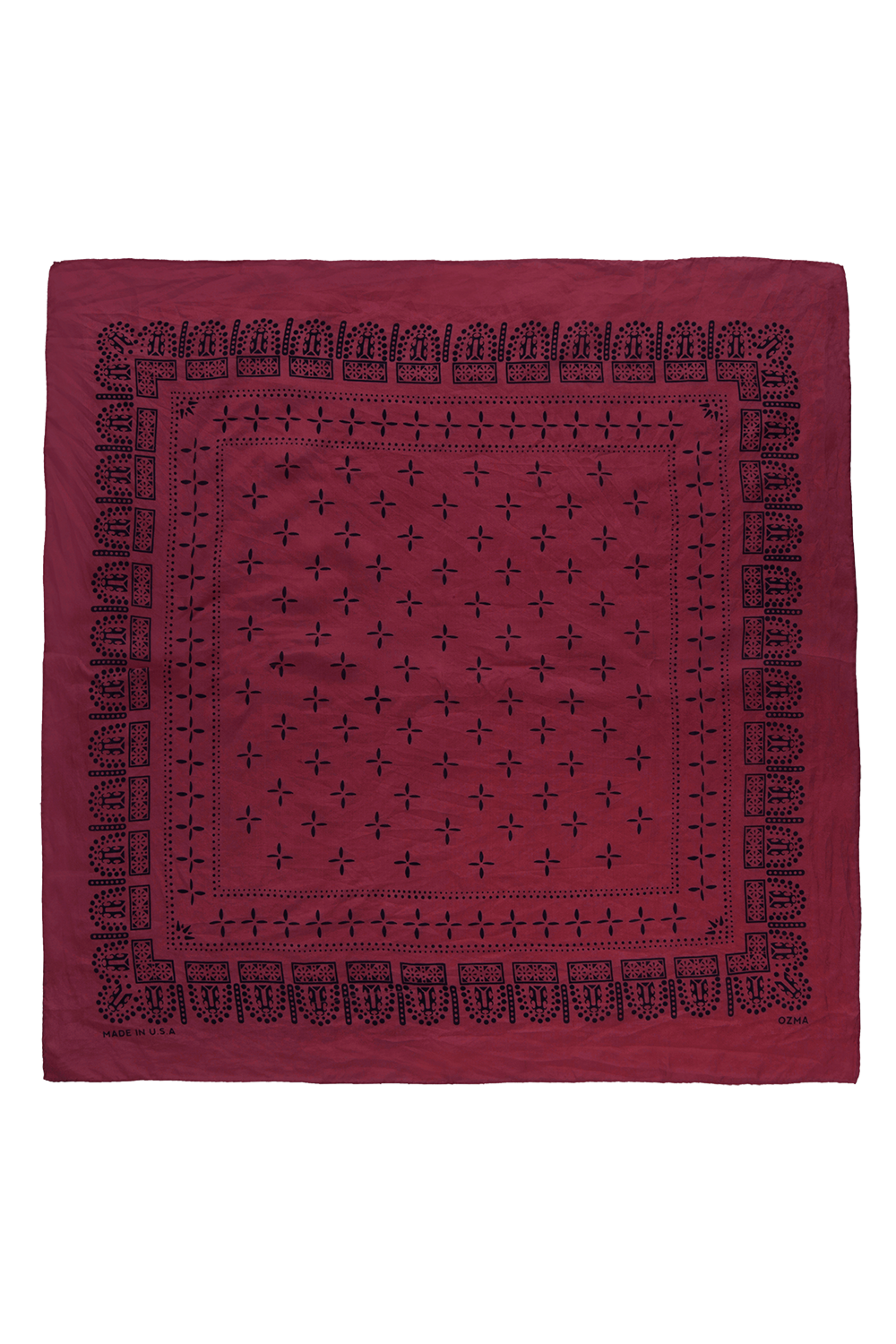 1930s Bandana, Regen Silk, Tomato