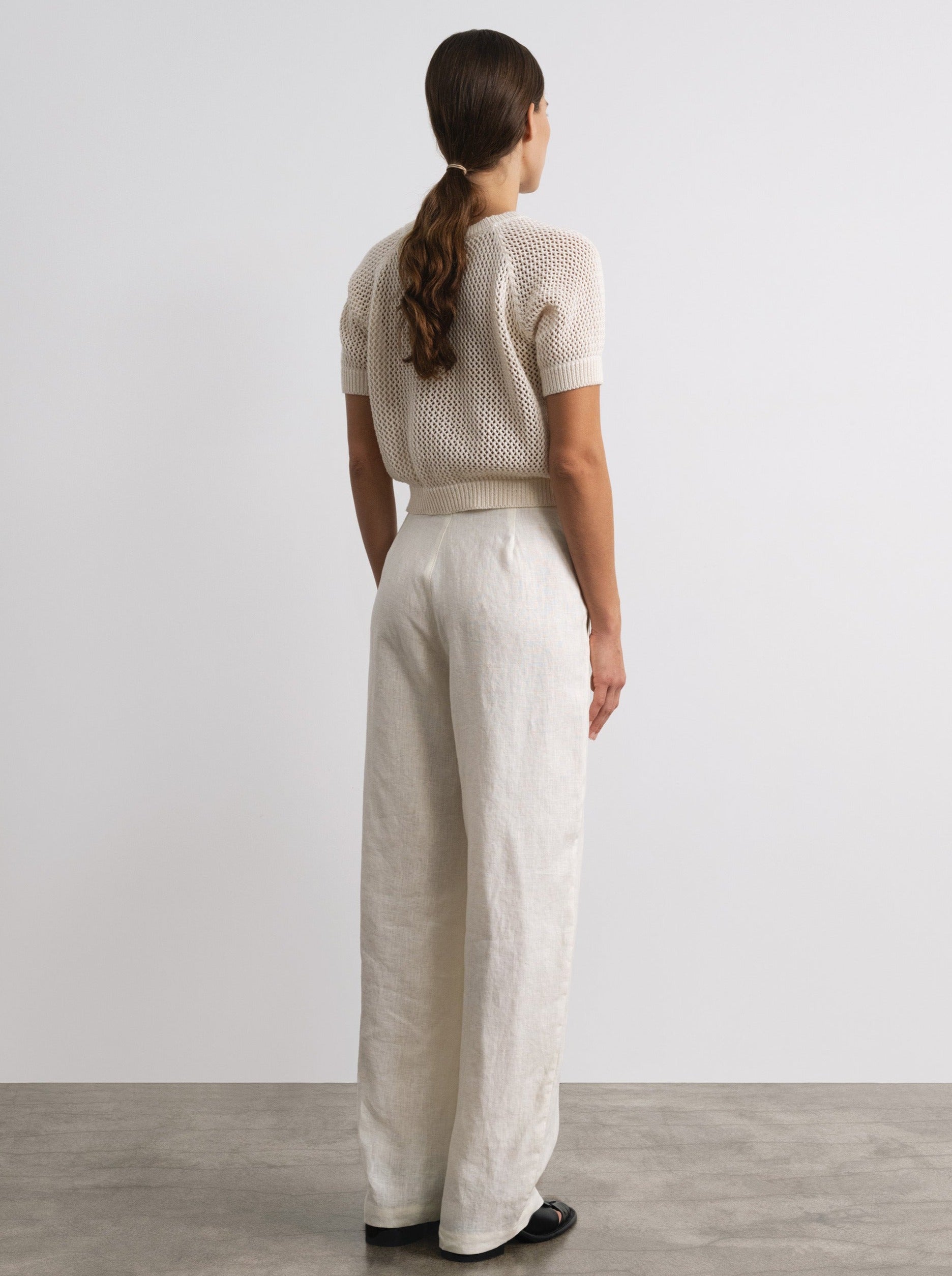 (Imperfect) Linen Trouser, Laundered Linen, Natural