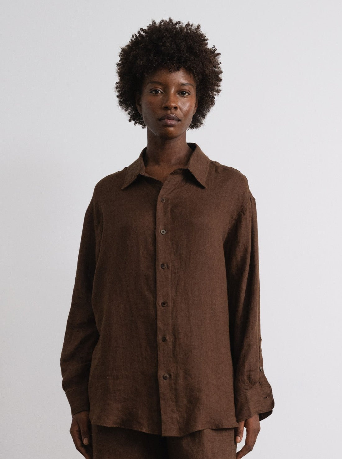 (Imperfect) Vija Shirt, Linen, Manzanita