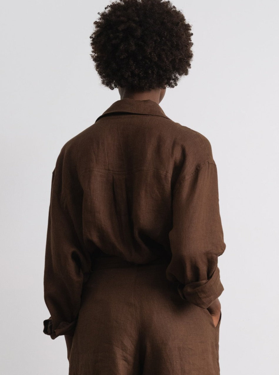 (Imperfect) Vija Shirt, Linen, Manzanita