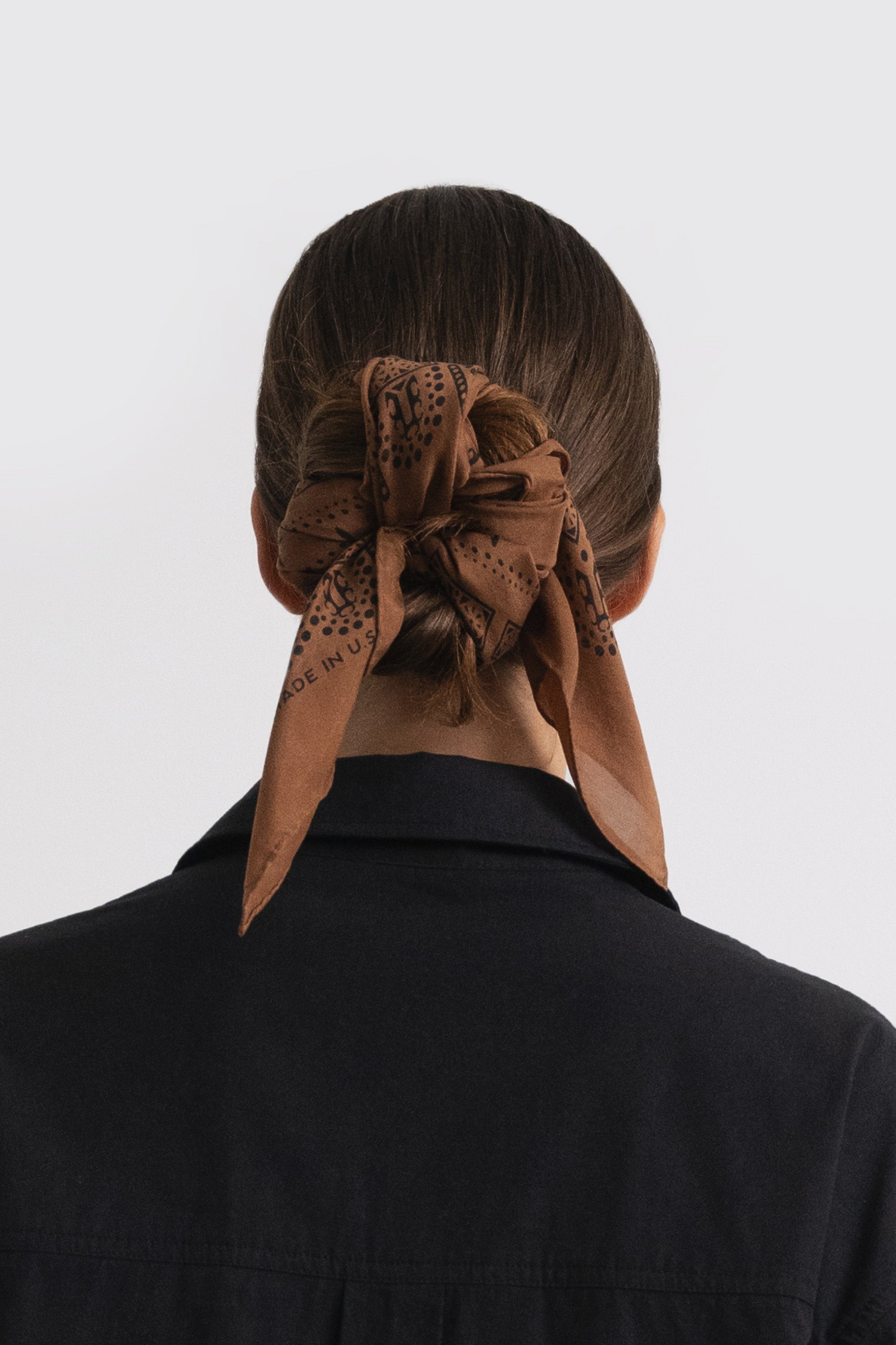 1930s Bandana, Regen Silk, Cedar | OZMA