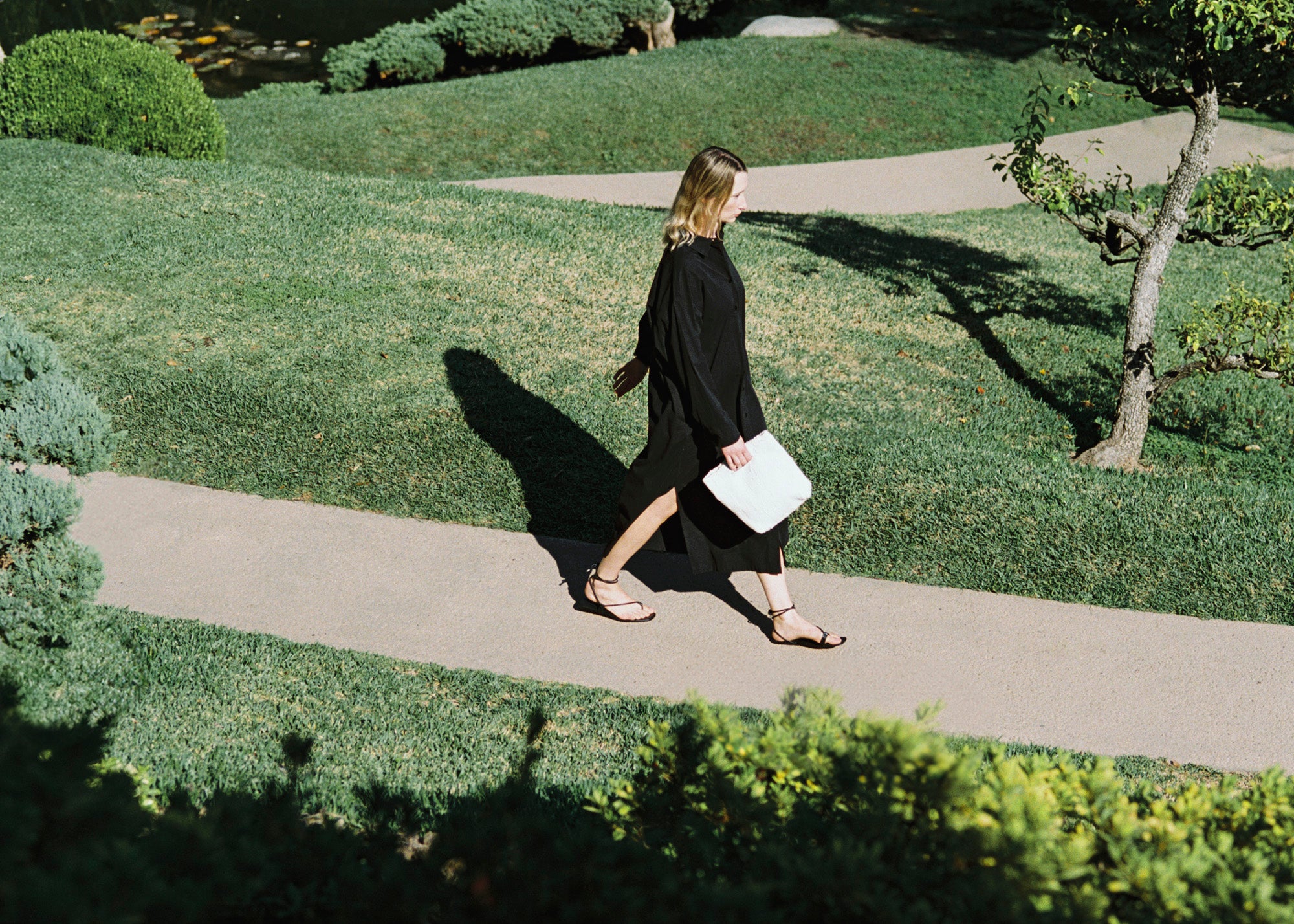 (Imperfect) Helena Dress, Organic Cotton Poplin, Black