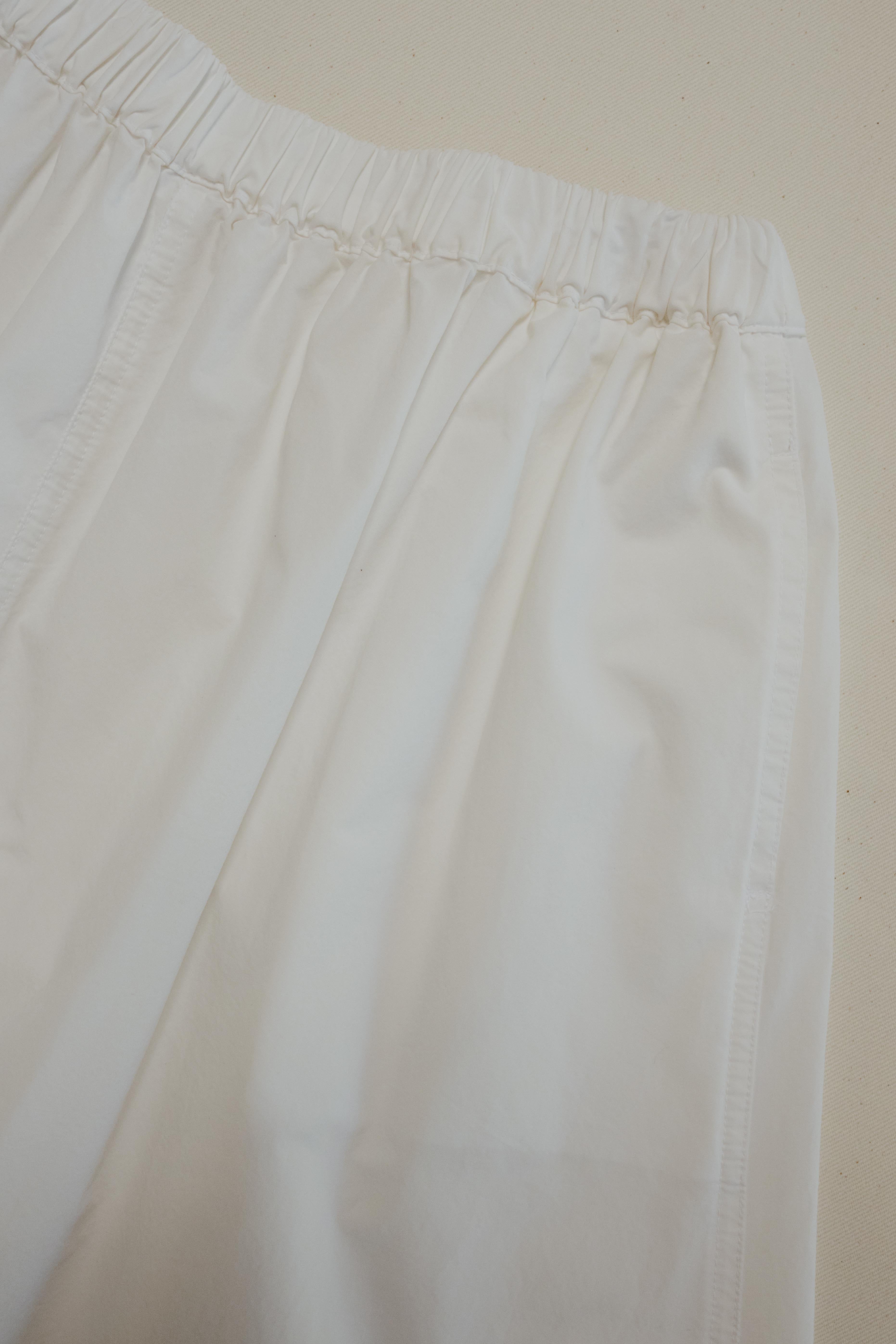 Paz Skirt, Organic Compact Poplin, Natural