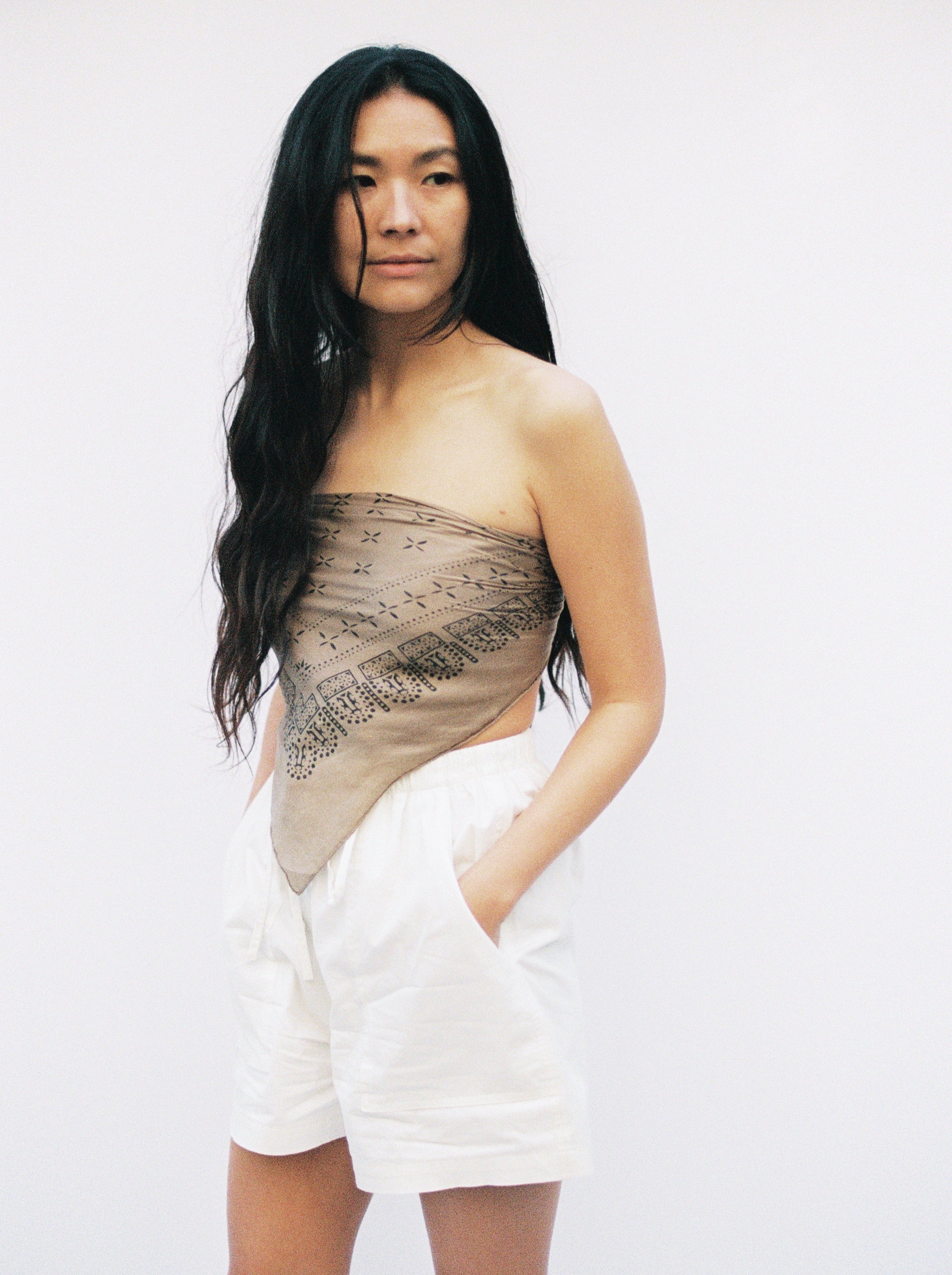 (Imperfect) Juno Short, Organic Cotton Poplin, Natural