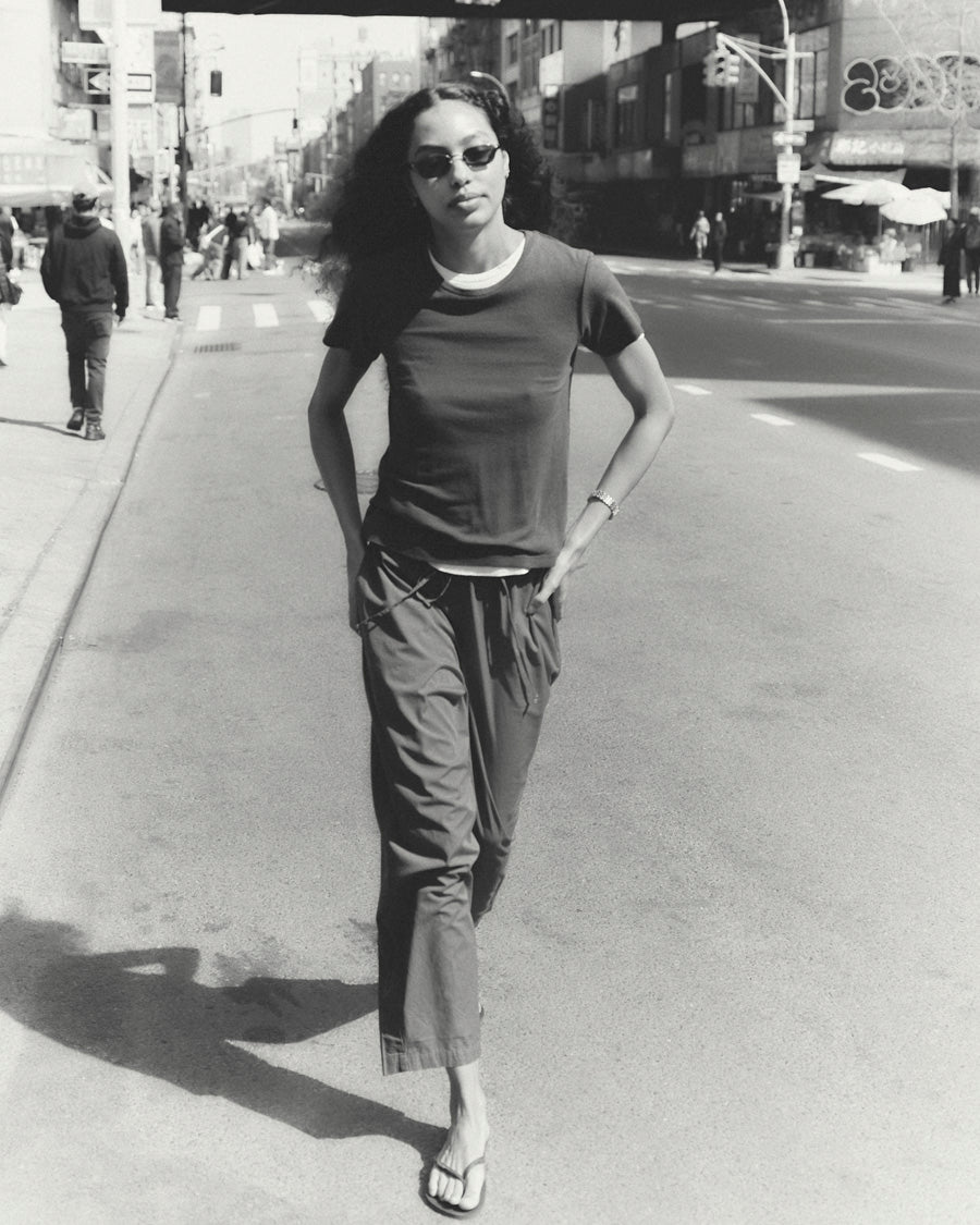 All Day Pant, Organic Poplin, Tomato