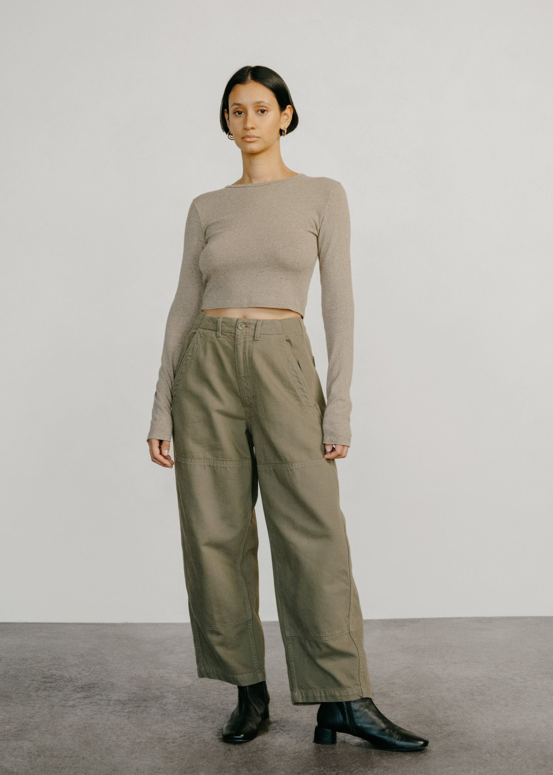 (Imperfect) Jardin Pant, Tencel Bull Denim, Algae